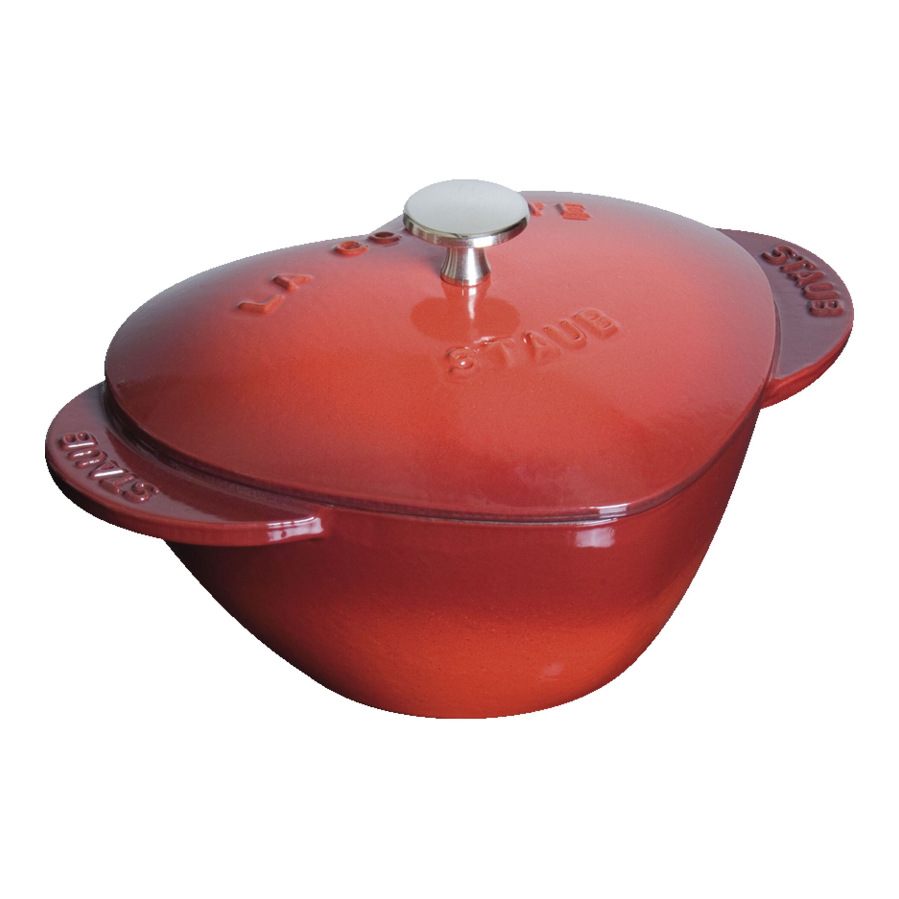 Staub        La Cocotte                Cocotte 20 cm, Herz, Kirsch-Rot, Gusseisen