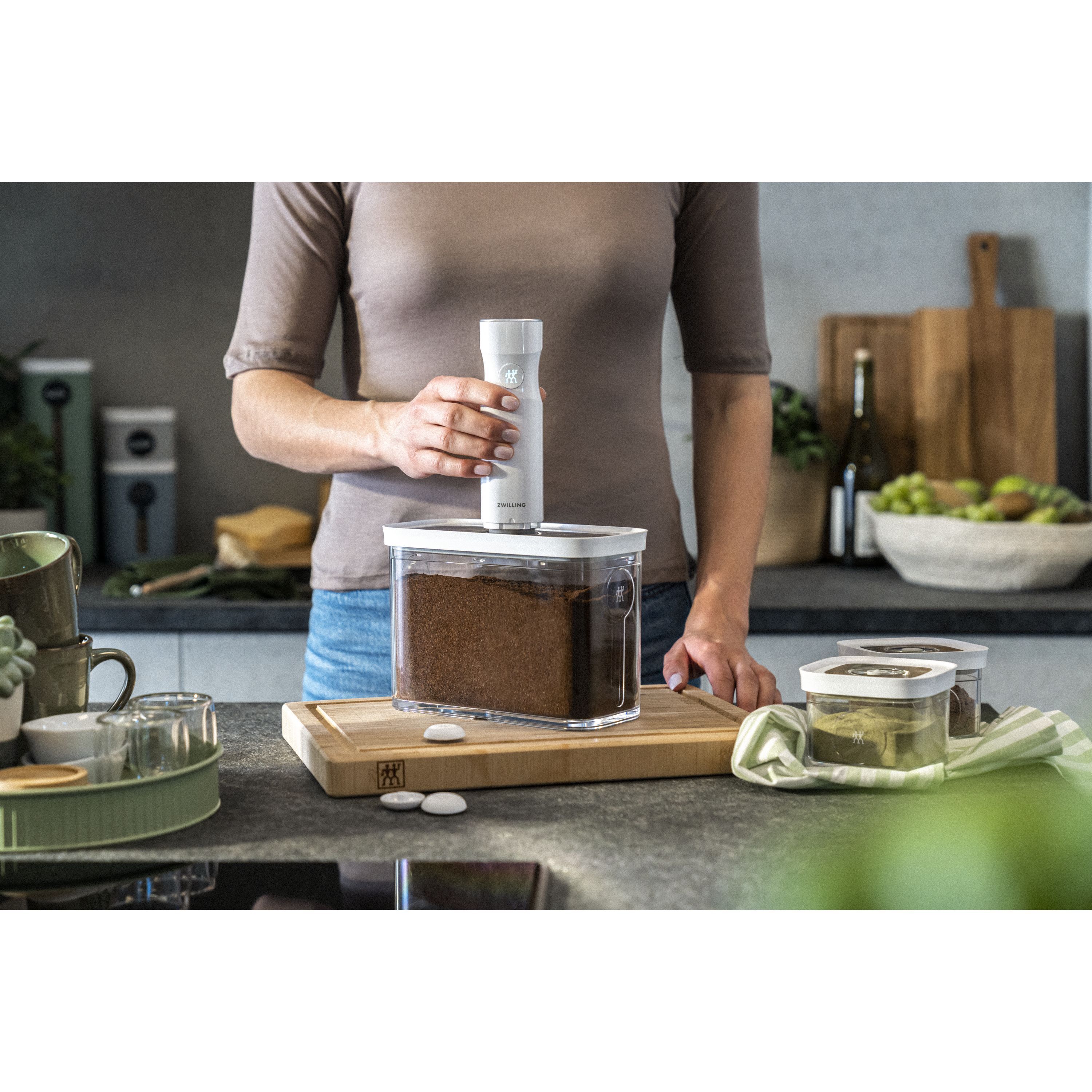 ZWILLING        Fresh & Save CUBE                CUBE Box 3M / 21 cm, Transparent-Weiß