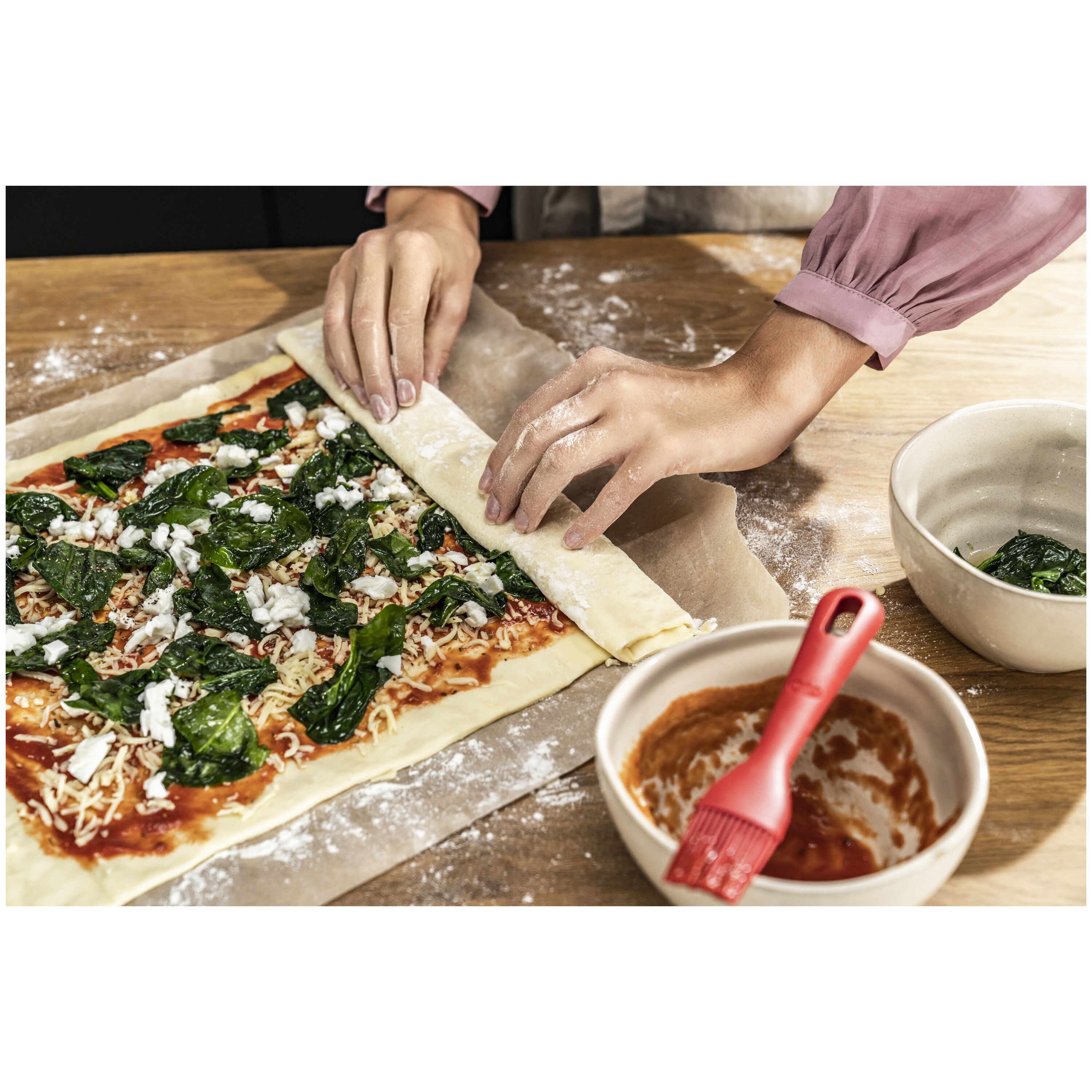 BALLARINI        Rosso                Backpinsel, 17 cm, Silikon