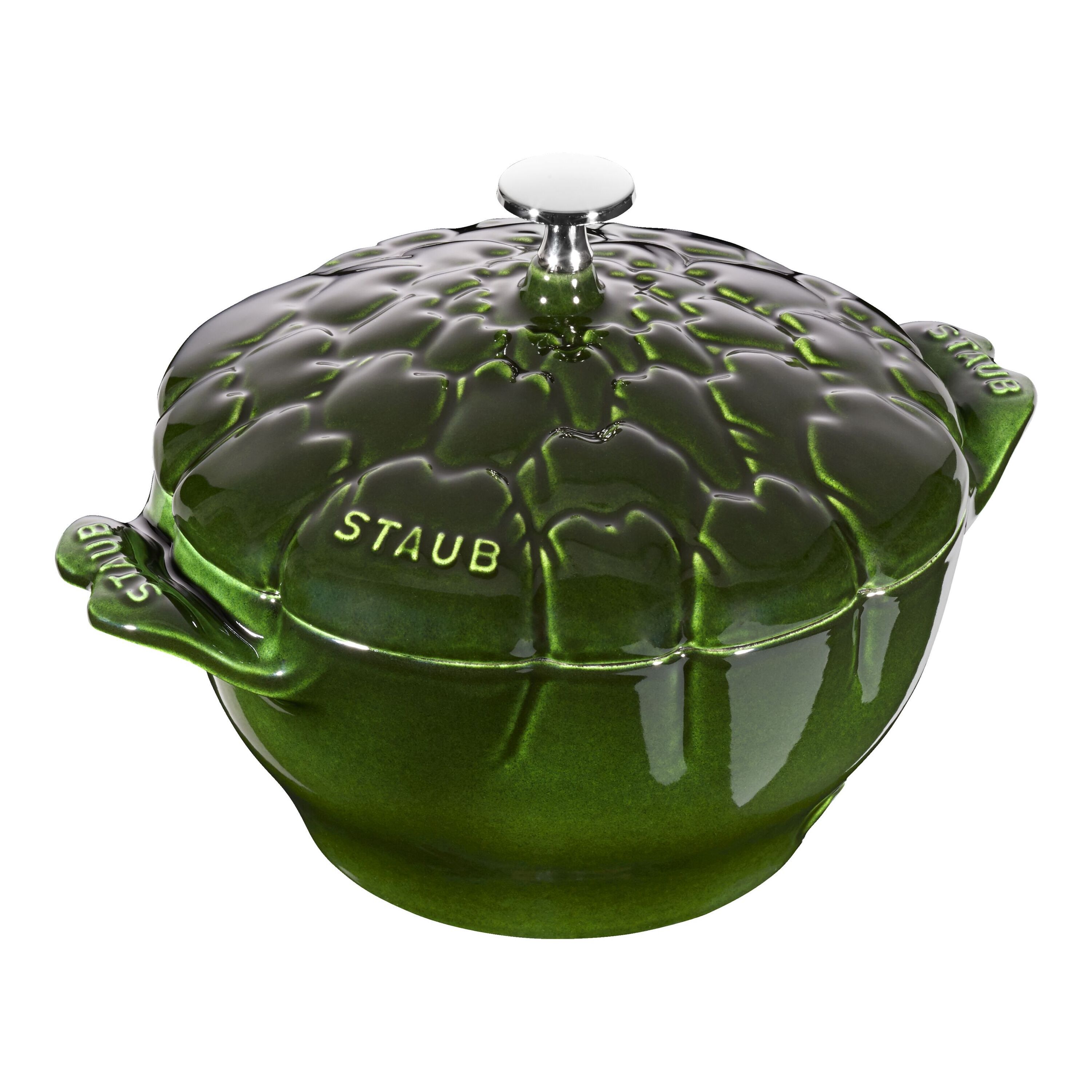 Staub        La Cocotte                Cocotte 22 cm, Artischocke, Basilikum-Grün, Gusseisen
