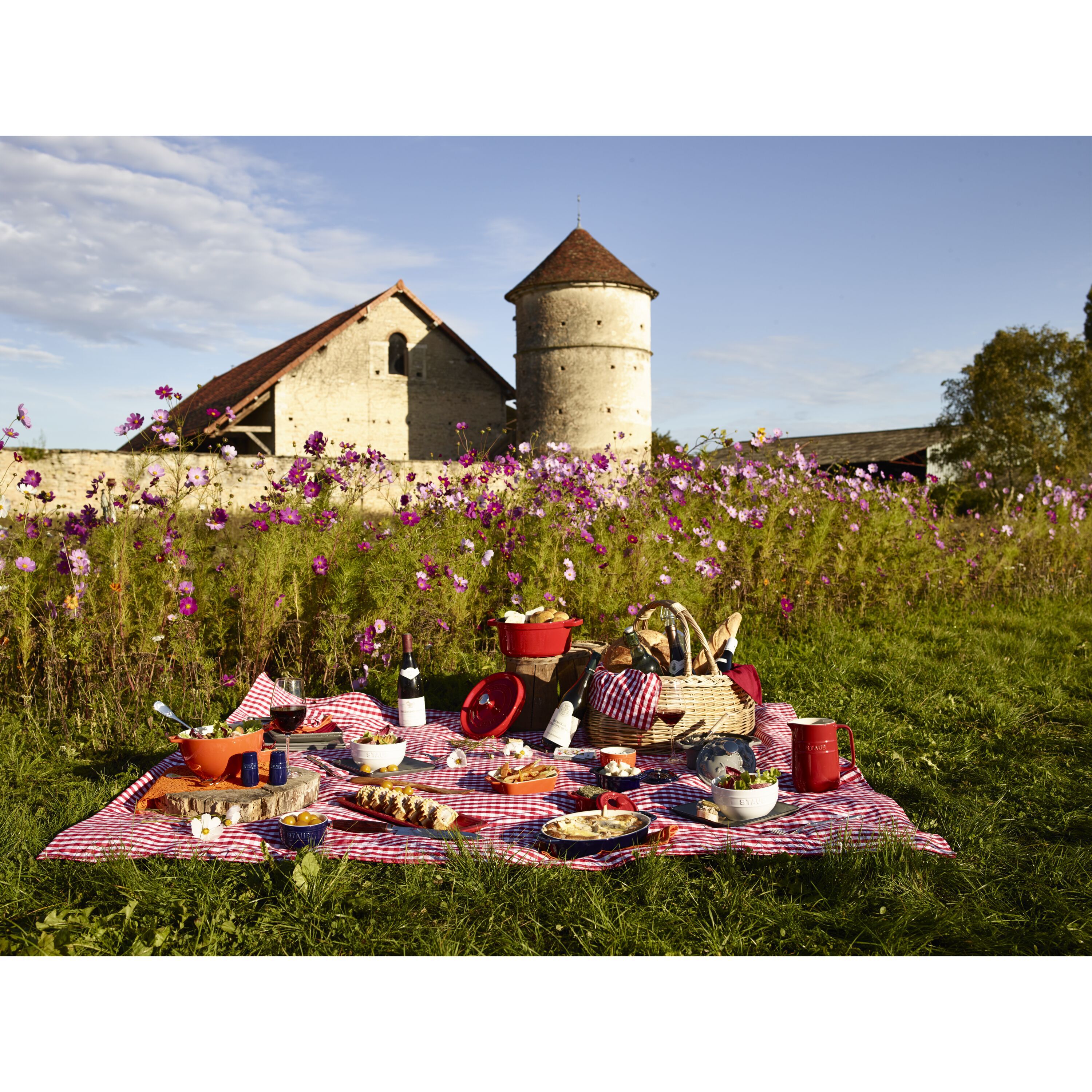 Staub        Ceramique                Auflaufform 14 x 11 cm, rechteckig, Orange, Keramik
