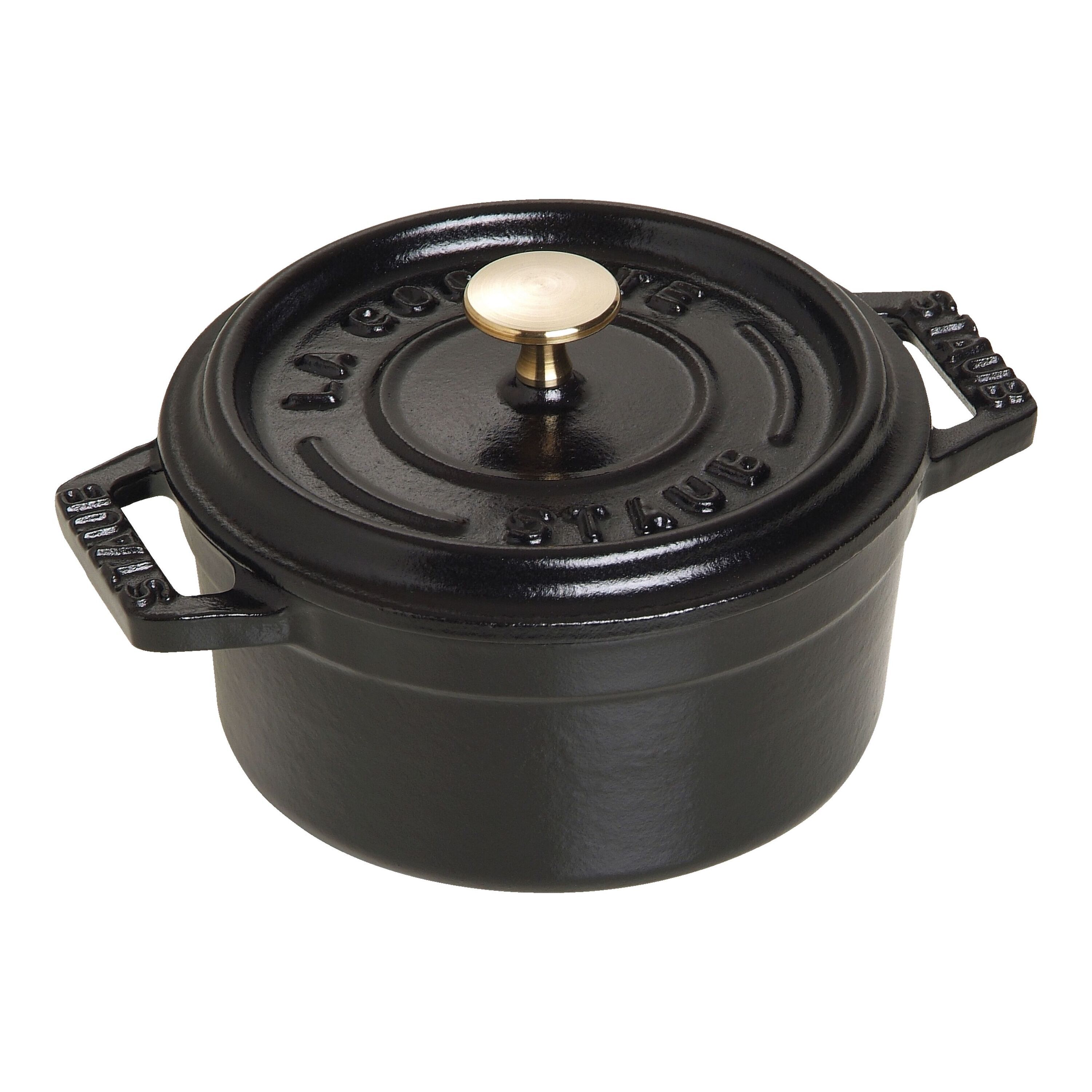 Staub        La Cocotte                Mini Cocotte 10 cm, rund, Schwarz, Gusseisen