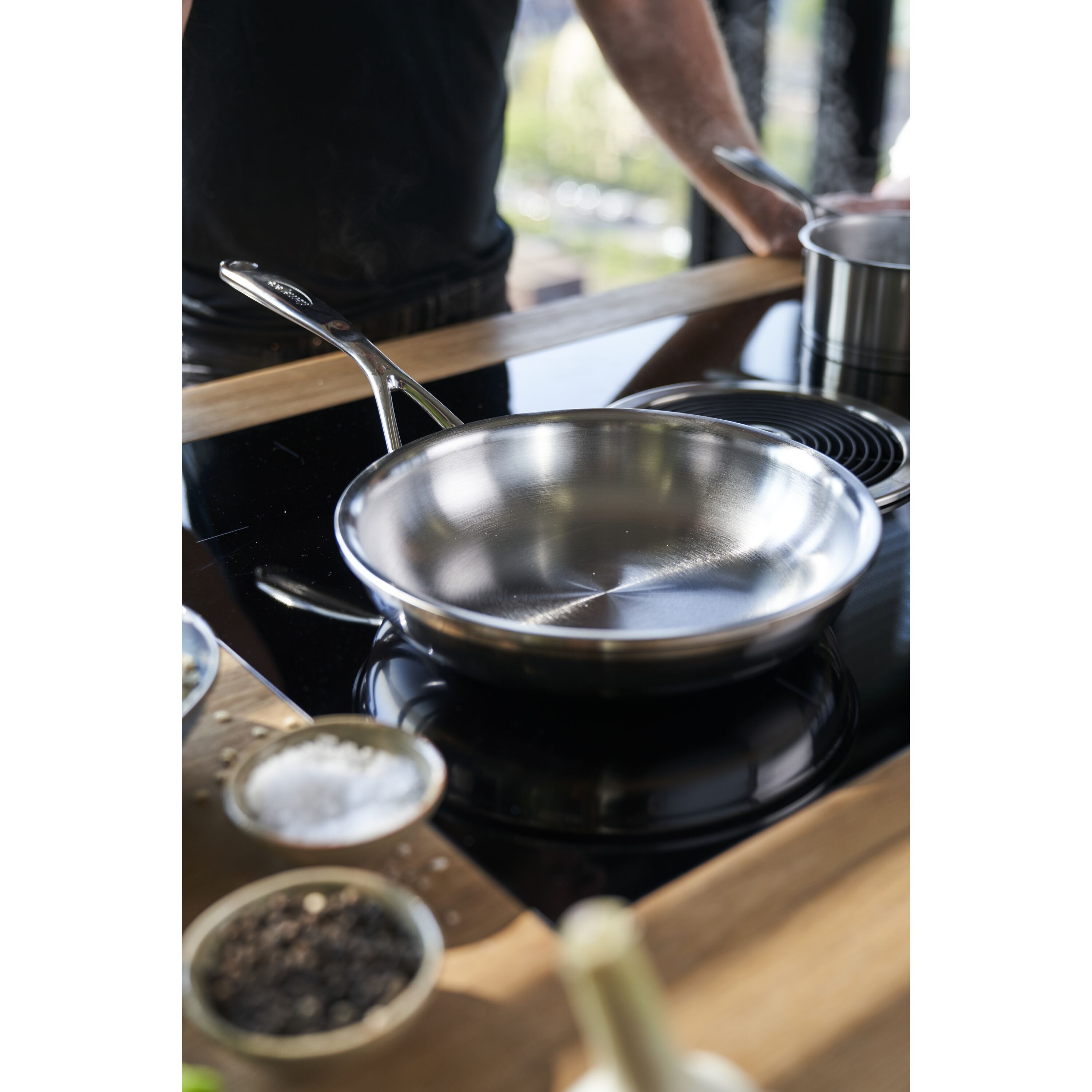 Demeyere        Proline 7                Bratpfanne 24 cm, 18/10 Edelstahl, Silber