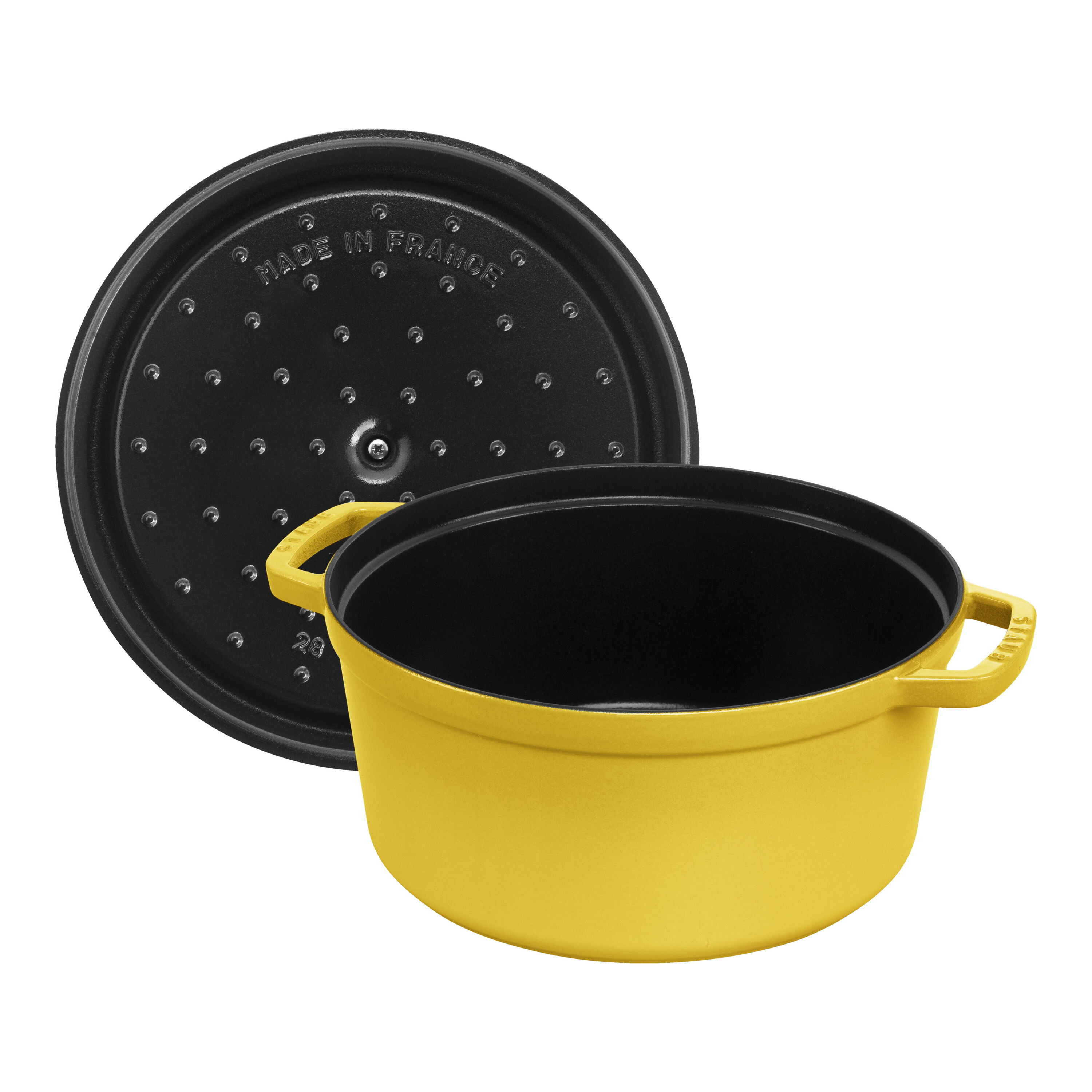 Staub        La Cocotte                Cocotte 28 cm, rund, Citron, Gusseisen