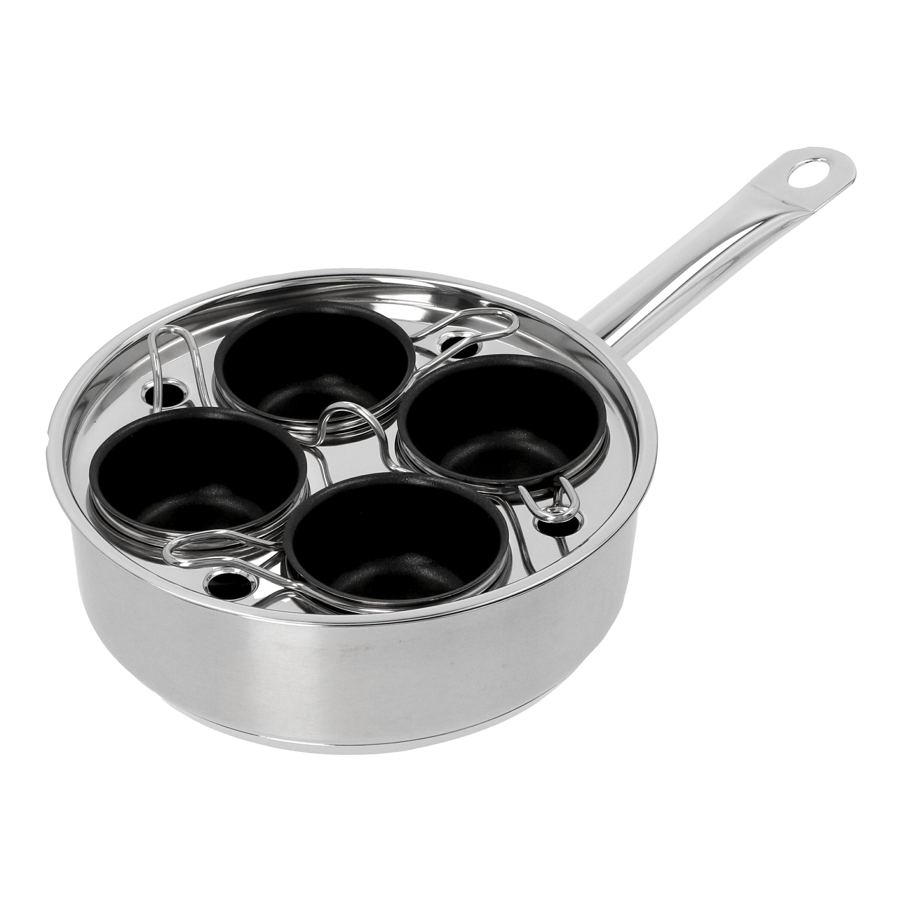 Demeyere        Specialties 3                Gourmetpfanne mit 4 Schüsseln, Silber