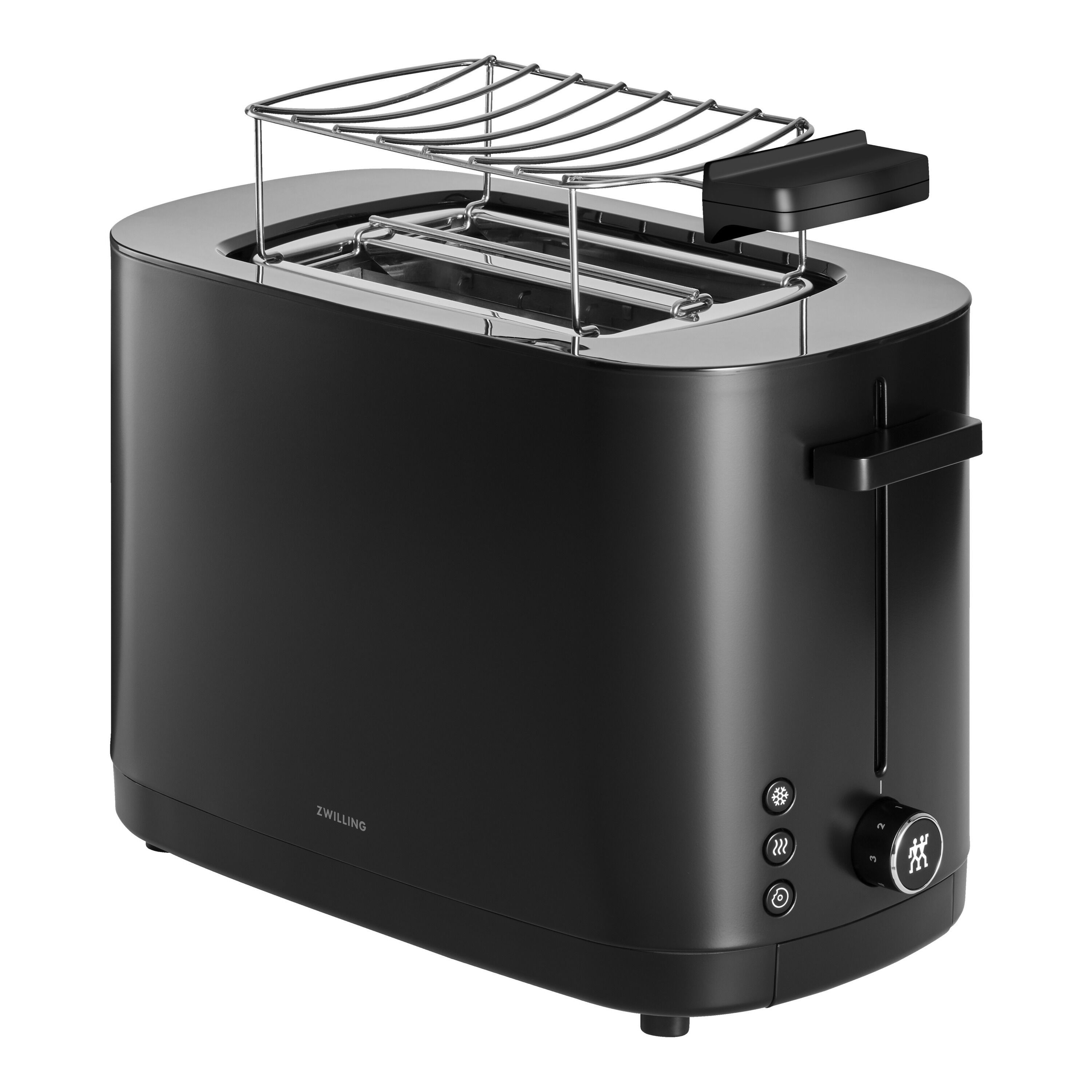 ZWILLING        Enfinigy                Toaster mit Brötchenaufsatz, 2 Schlitze kurz, Schwarz