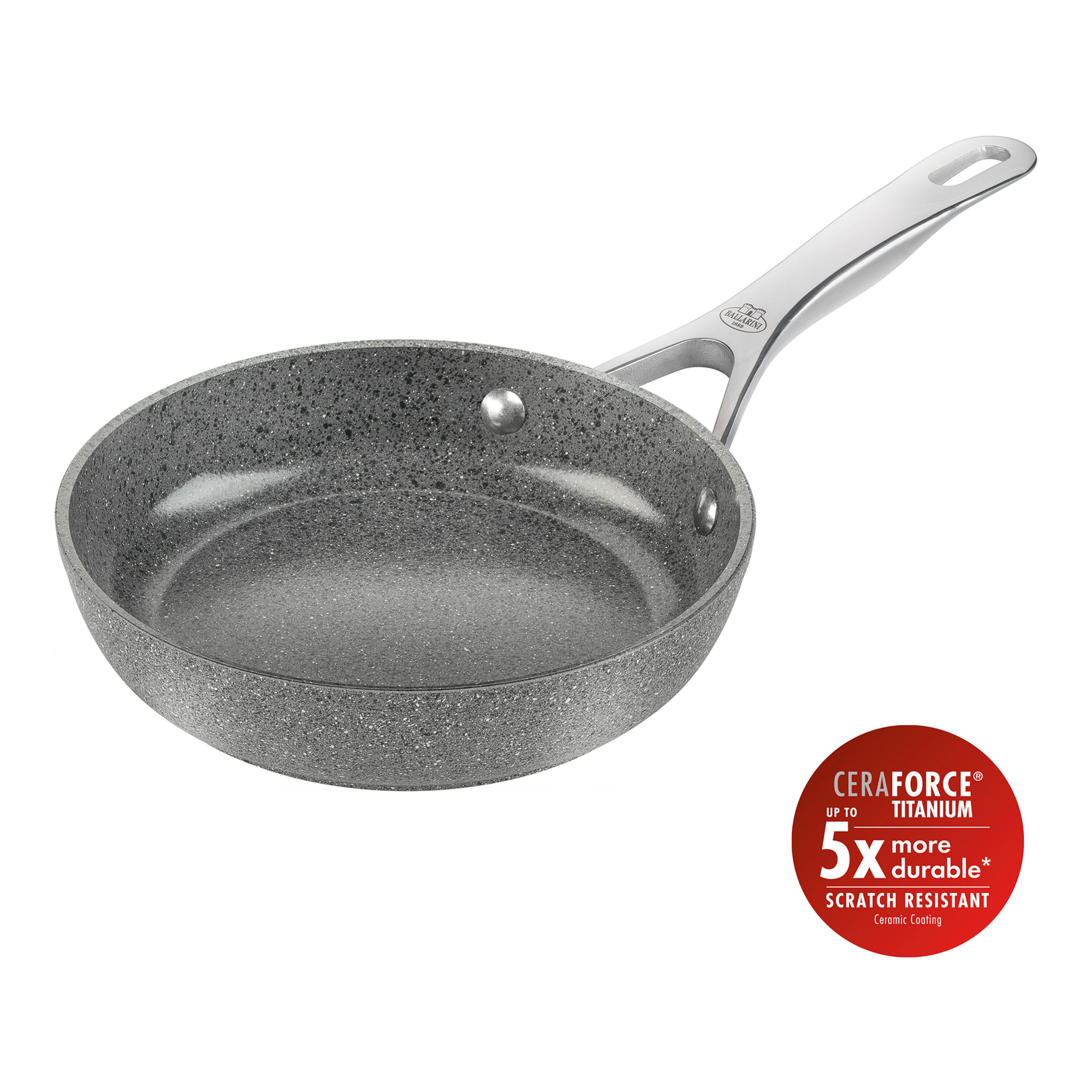 BALLARINI        Salina                Bratpfanne, 20 cm, Aluminium, Titanverstärkte keramische Antihaftbeschichtung