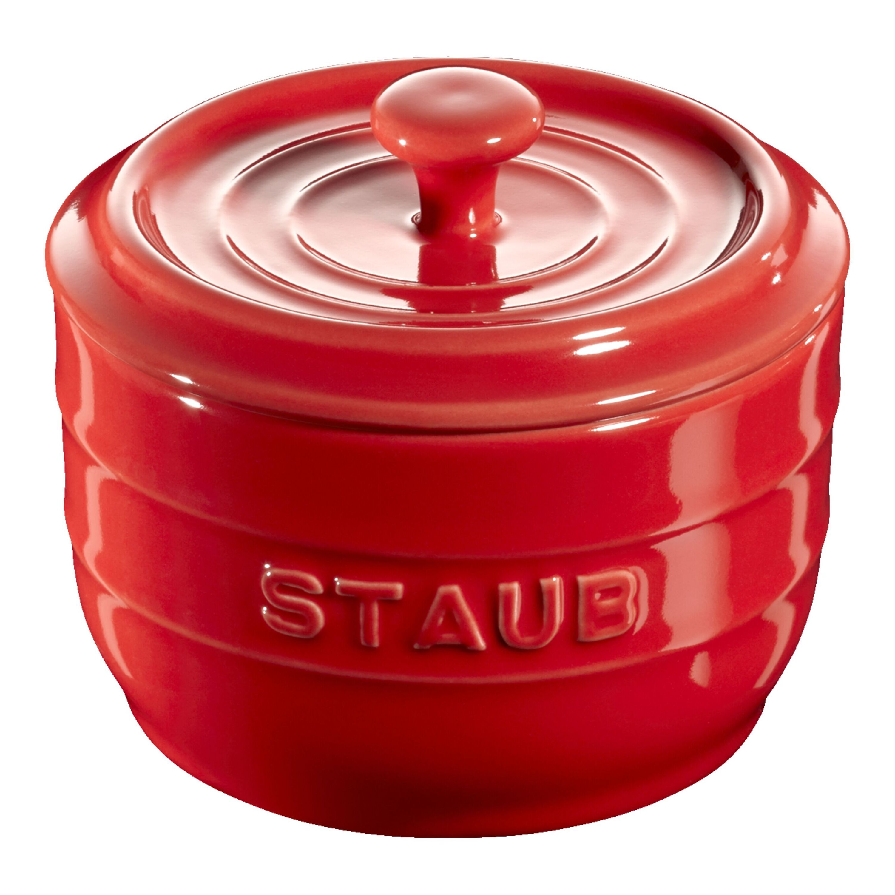 Staub        Ceramique                Salzfass 250 ml, Kirsch-Rot, Keramik