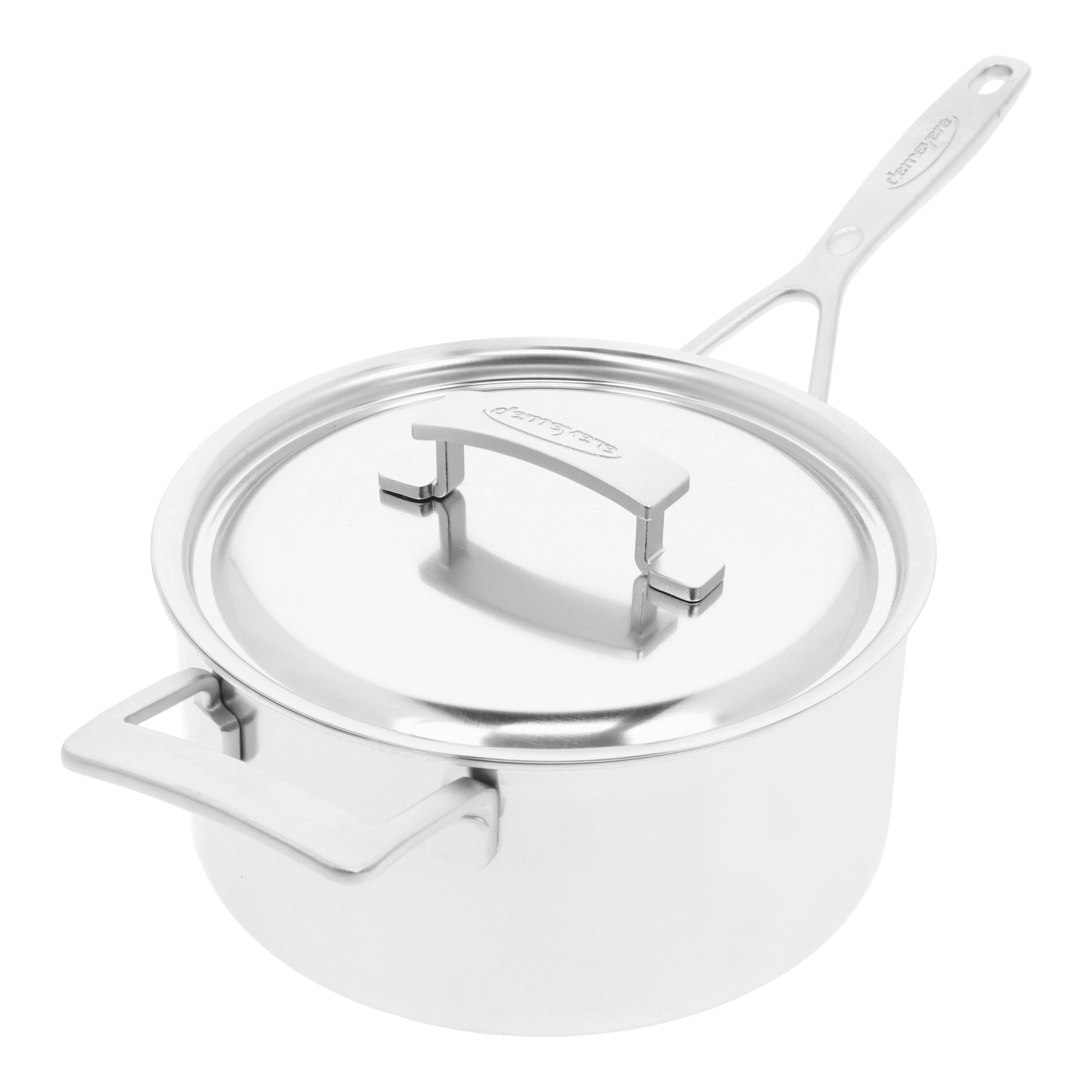 Demeyere        Industry 5                Stieltopf mit Deckel, 22 cm, 18/10 Edelstahl