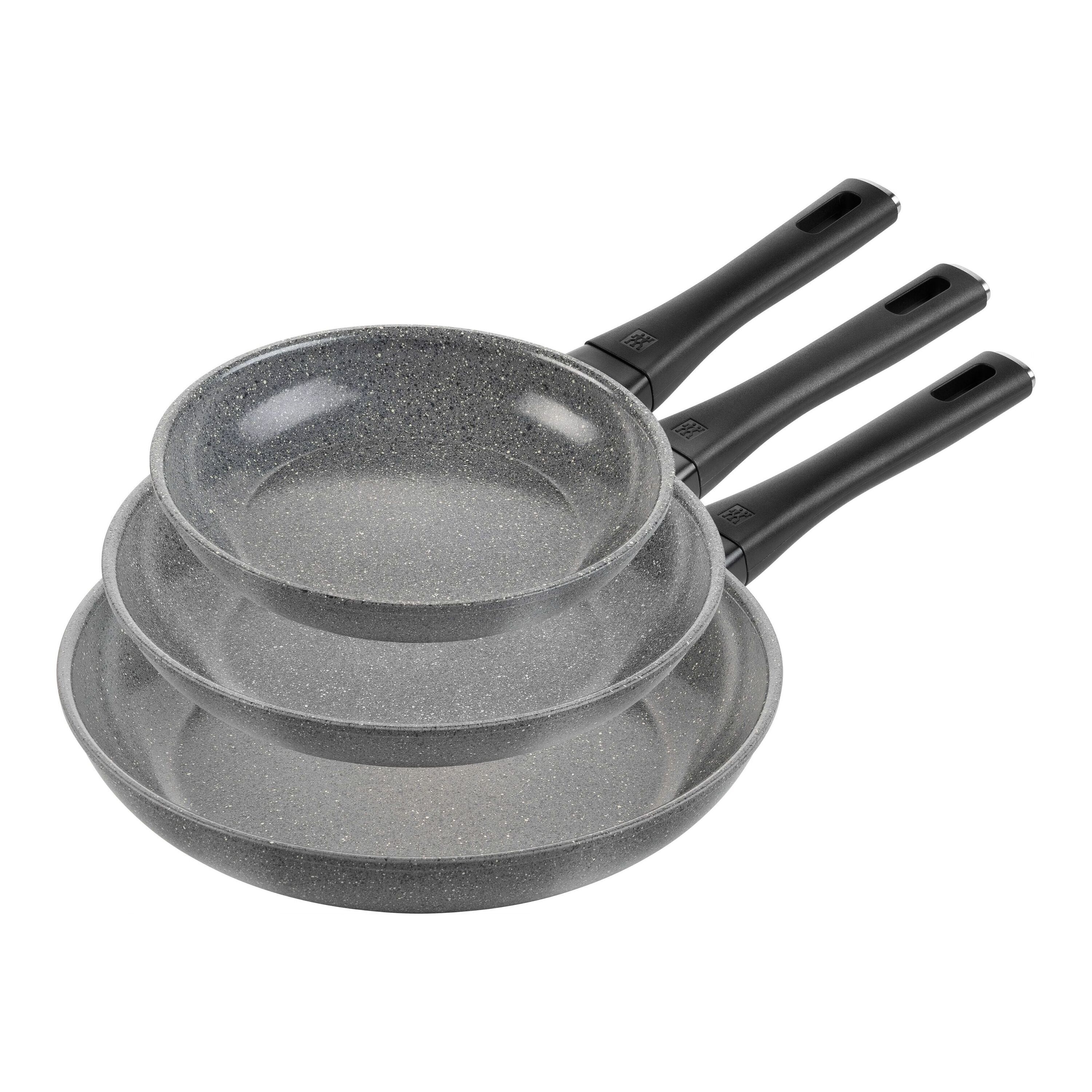 ZWILLING        Terreno Plus                Bratpfannenset 3-tlg, Aluminium, Titanverstärkte keramische Antihaftbeschichtung