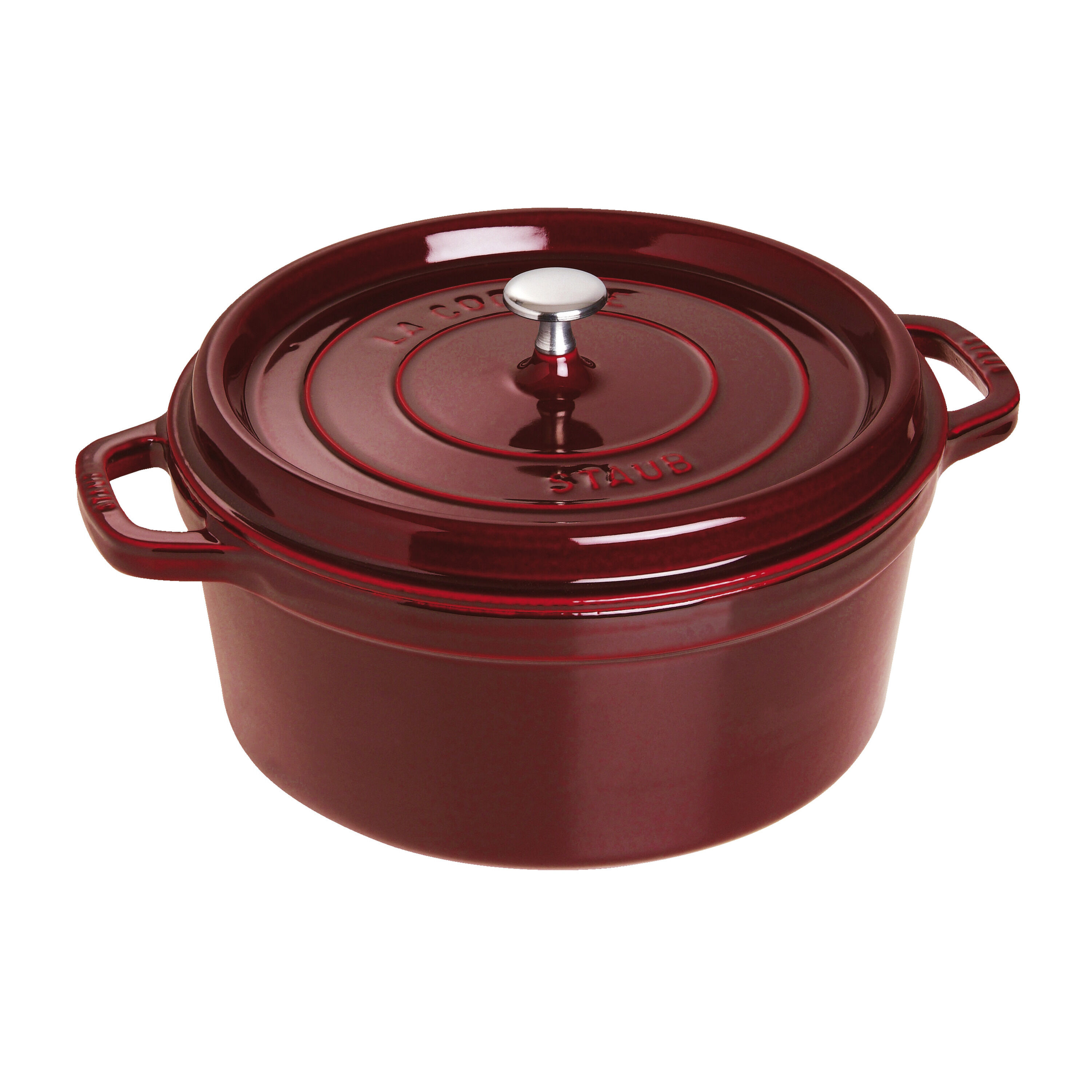 Staub        La Cocotte                Cocotte 28 cm, Grenadine-Rot, Gusseisen