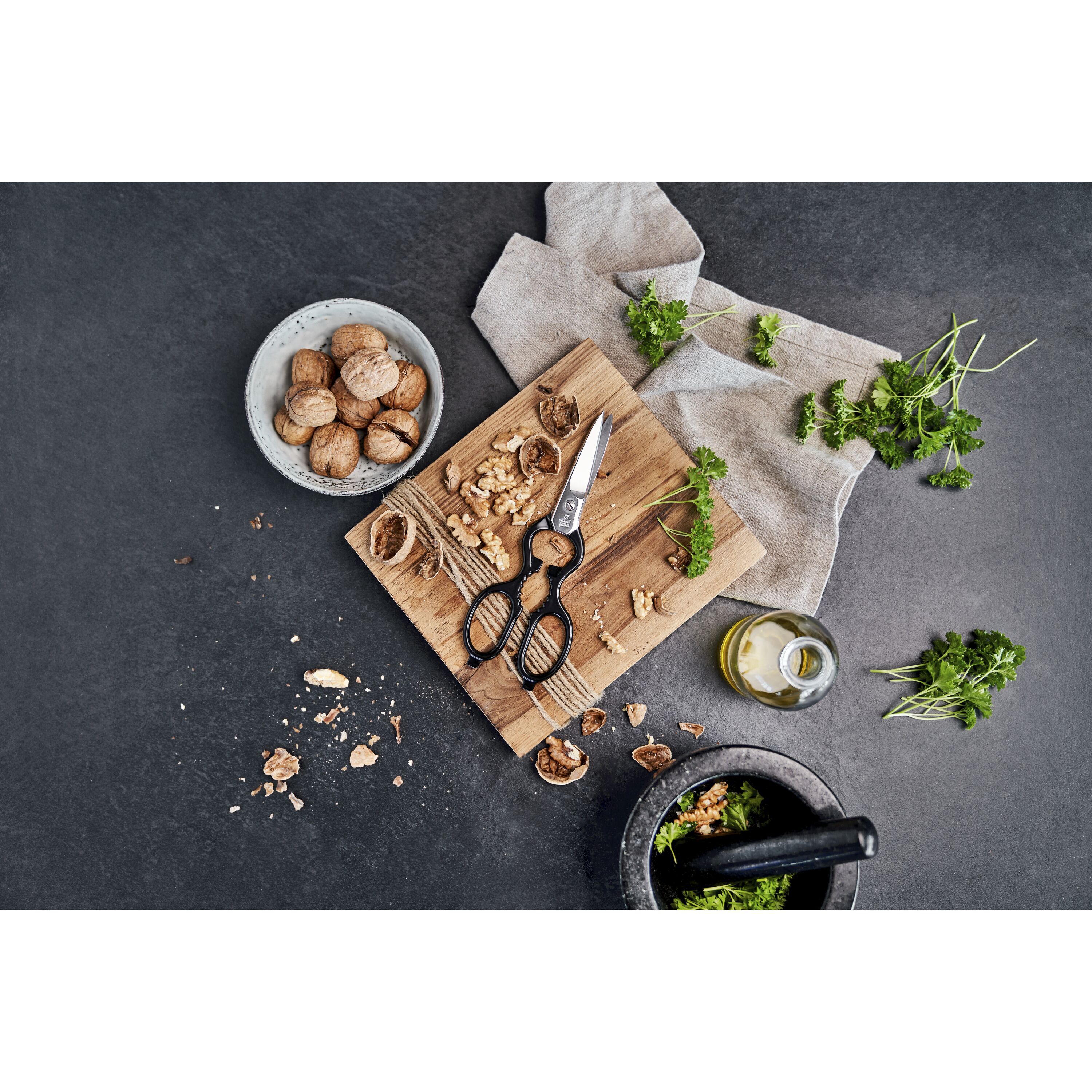 ZWILLING        Küchenhilfe                Vielzweckschere, schwarz 20 cm, Edelstahl