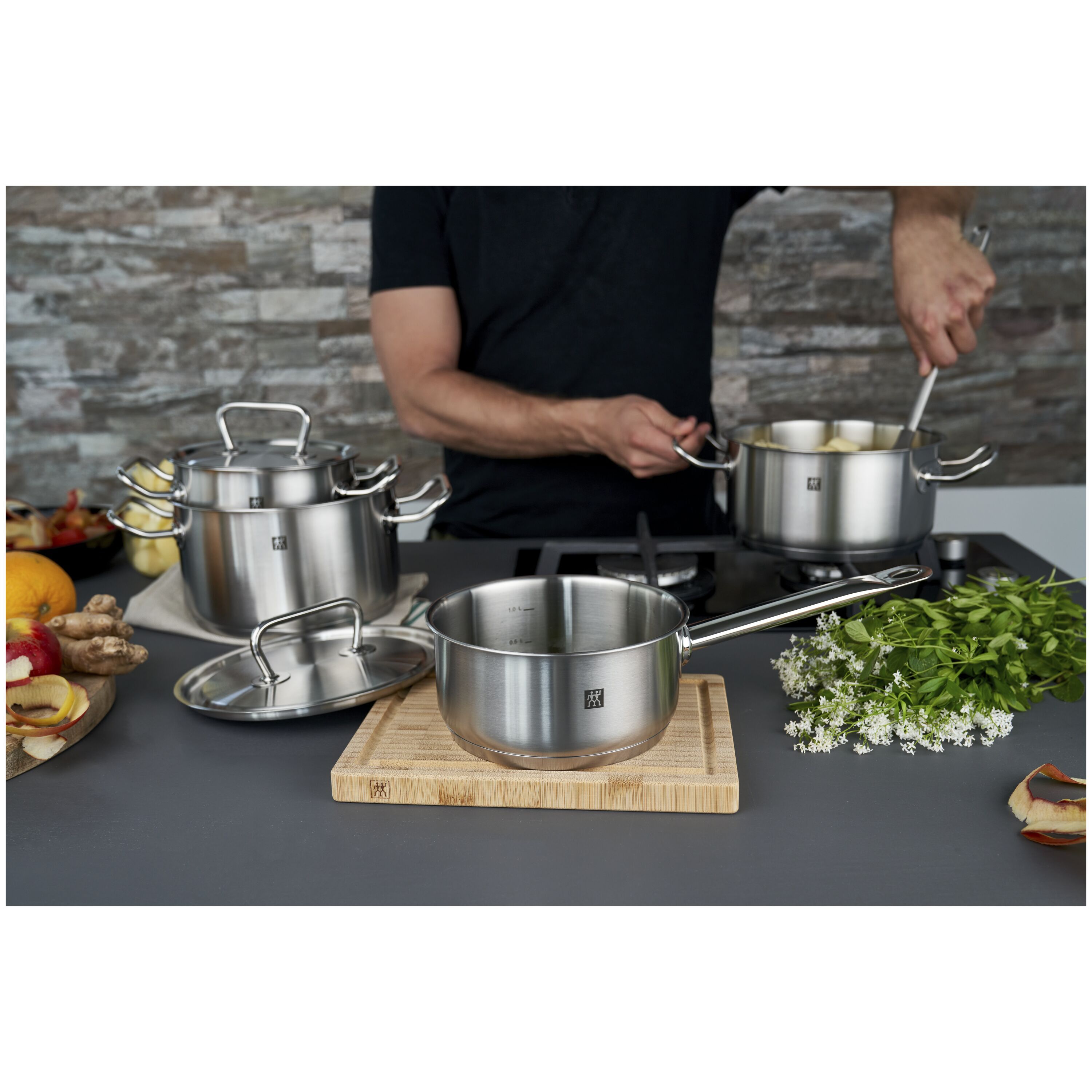 ZWILLING        TWIN Classic                Kochtopfset 4-tlg, 18/10 Edelstahl