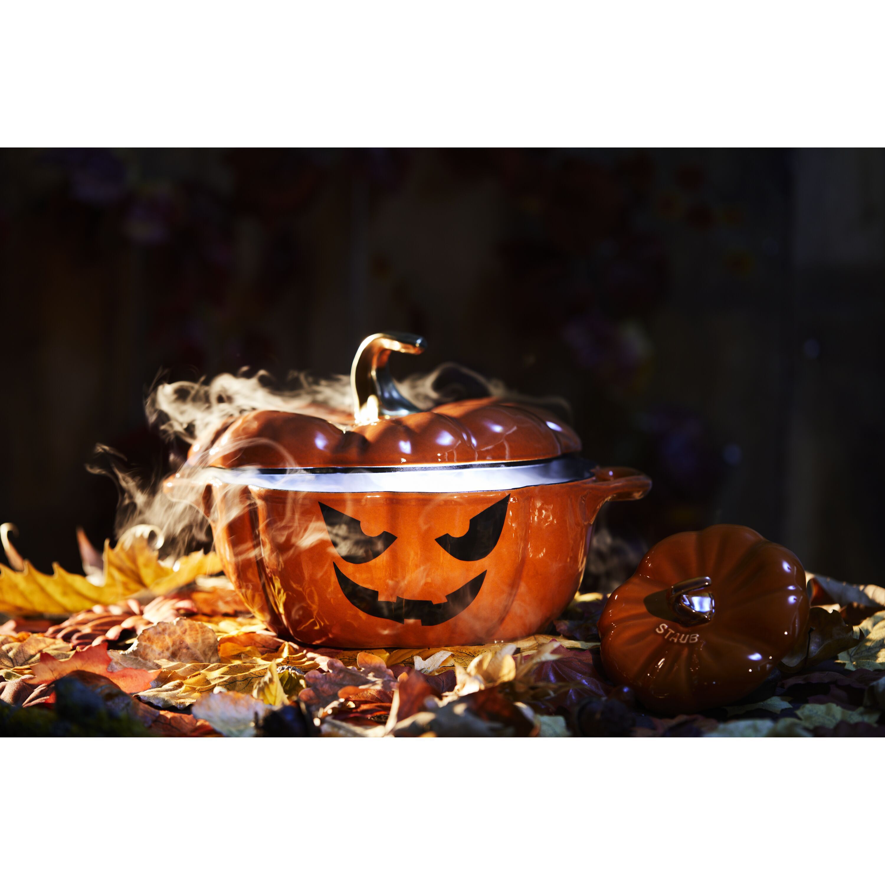 Staub        Ceramique                Cocotte 12 cm, Kürbis, Zimt, Keramik