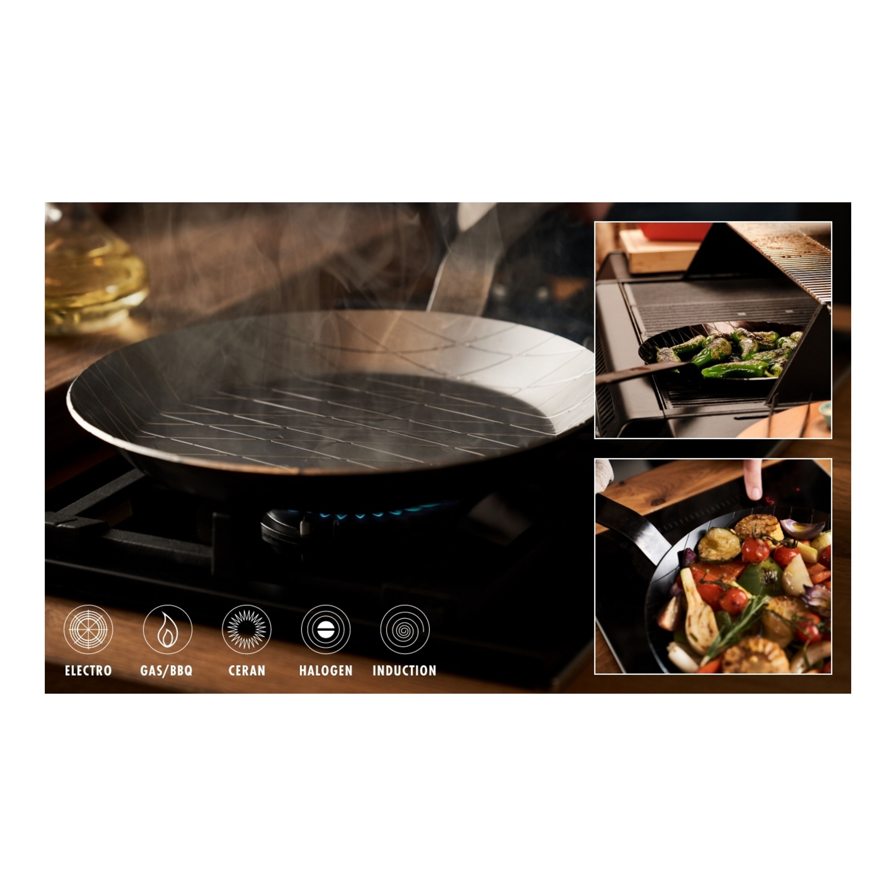 ZWILLING        Forge                Eisenpfanne 24 cm, Kohlenstoffstahl