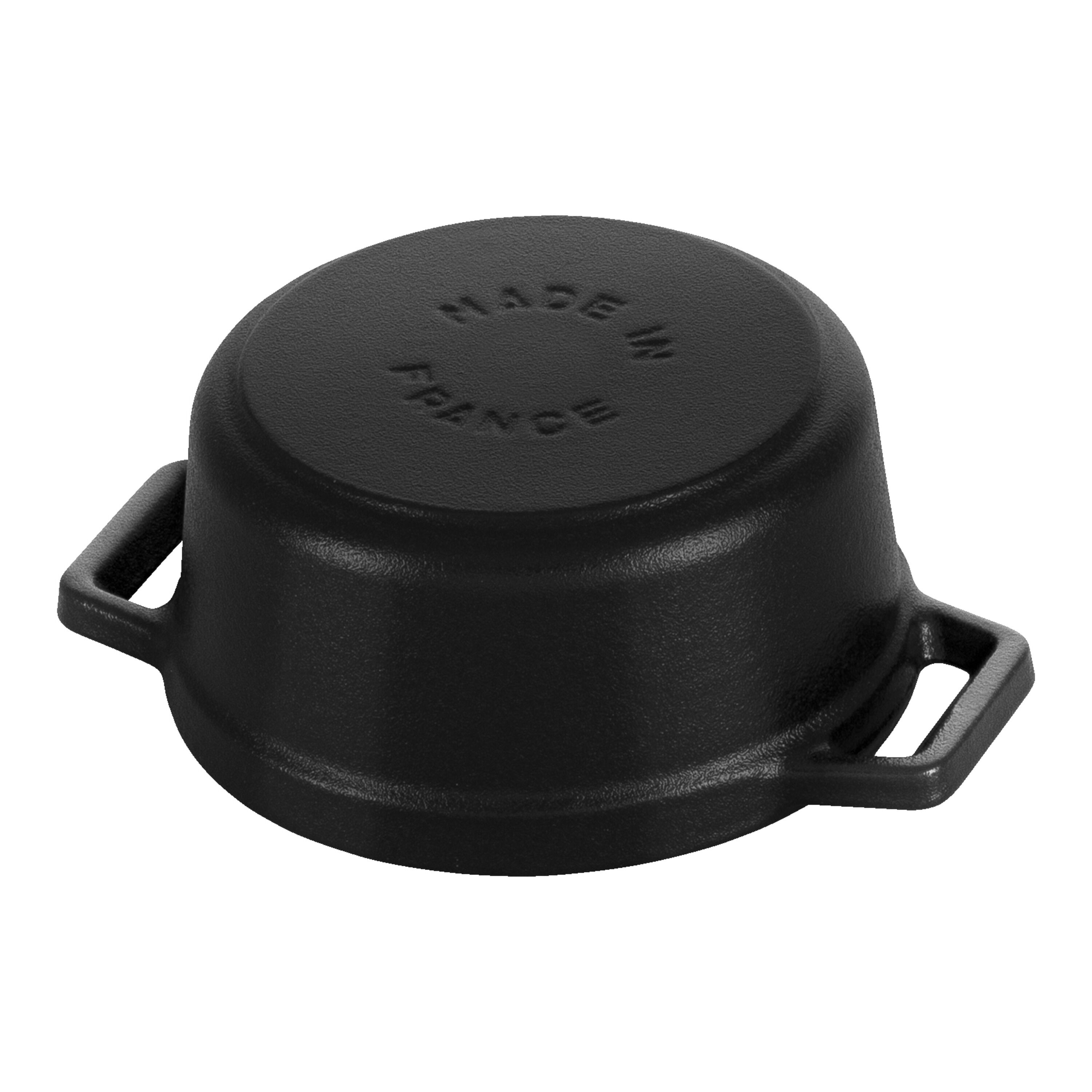 Staub        La Cocotte                Cocotte 12 cm, rund, Schwarz, Gusseisen