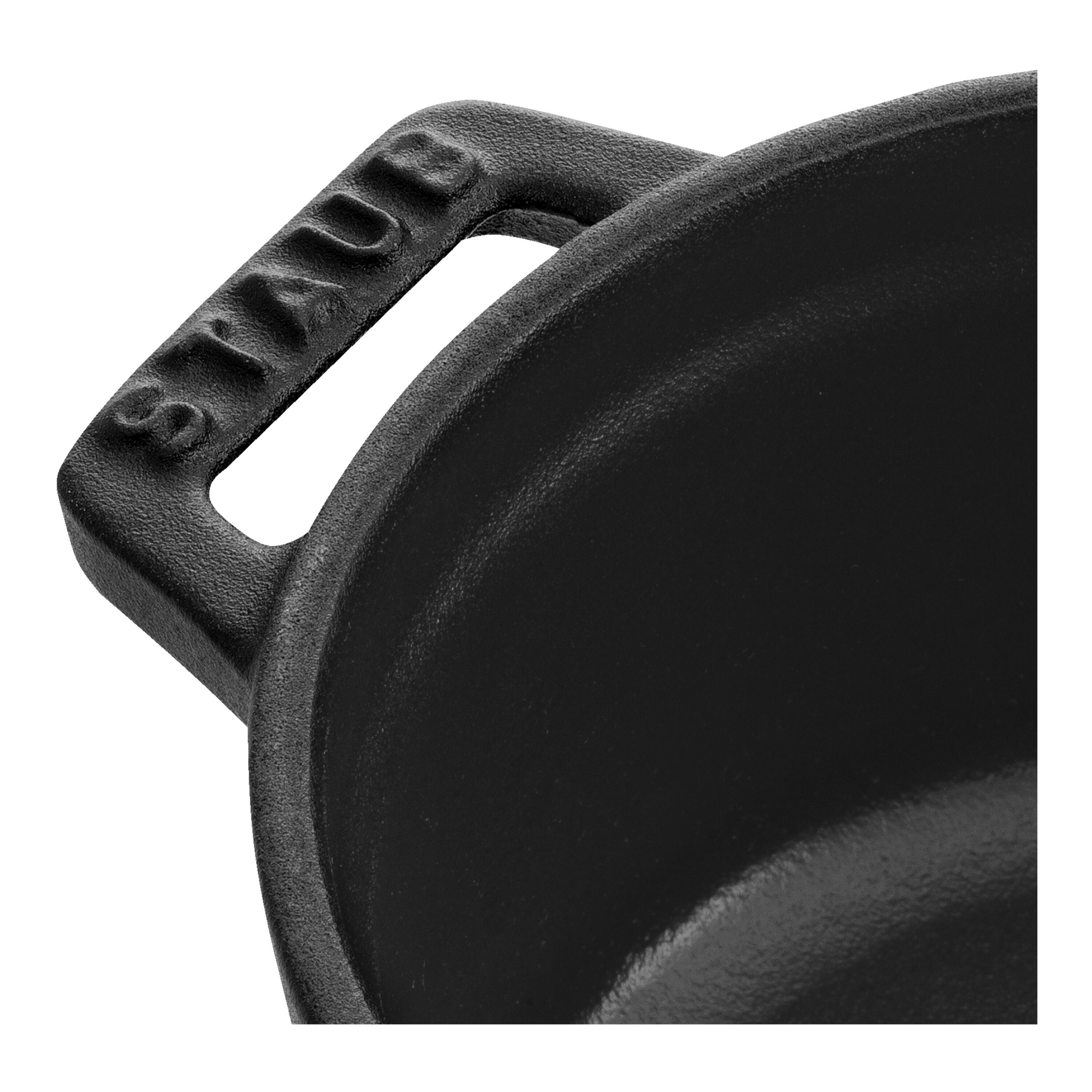 Staub        La Cocotte                Cocotte 12 cm, rund, Schwarz, Gusseisen