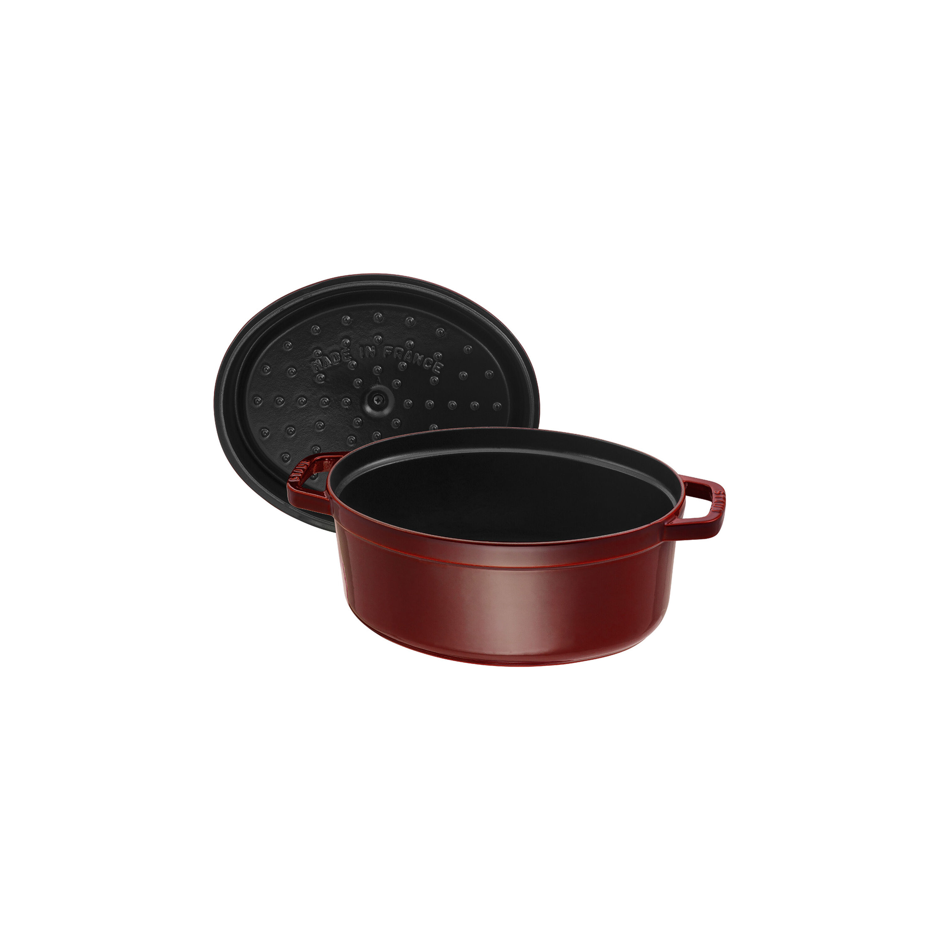 Staub        La Cocotte                Cocotte 29 cm, oval, Grenadine-Rot, Gusseisen