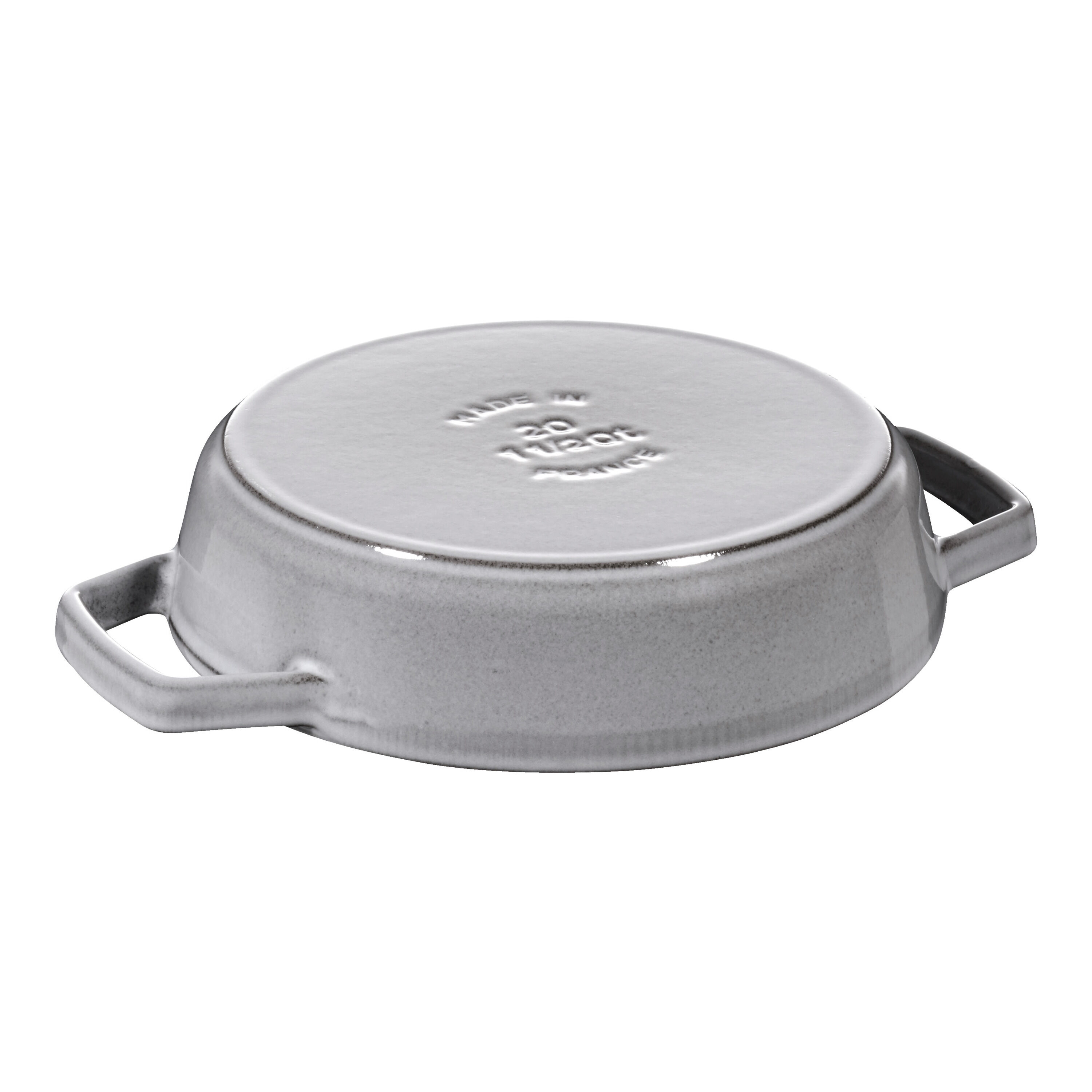 Staub        Pans                Bratpfanne mit 2 Griffen 20 cm, rund, Graphit-Grau, Gusseisen