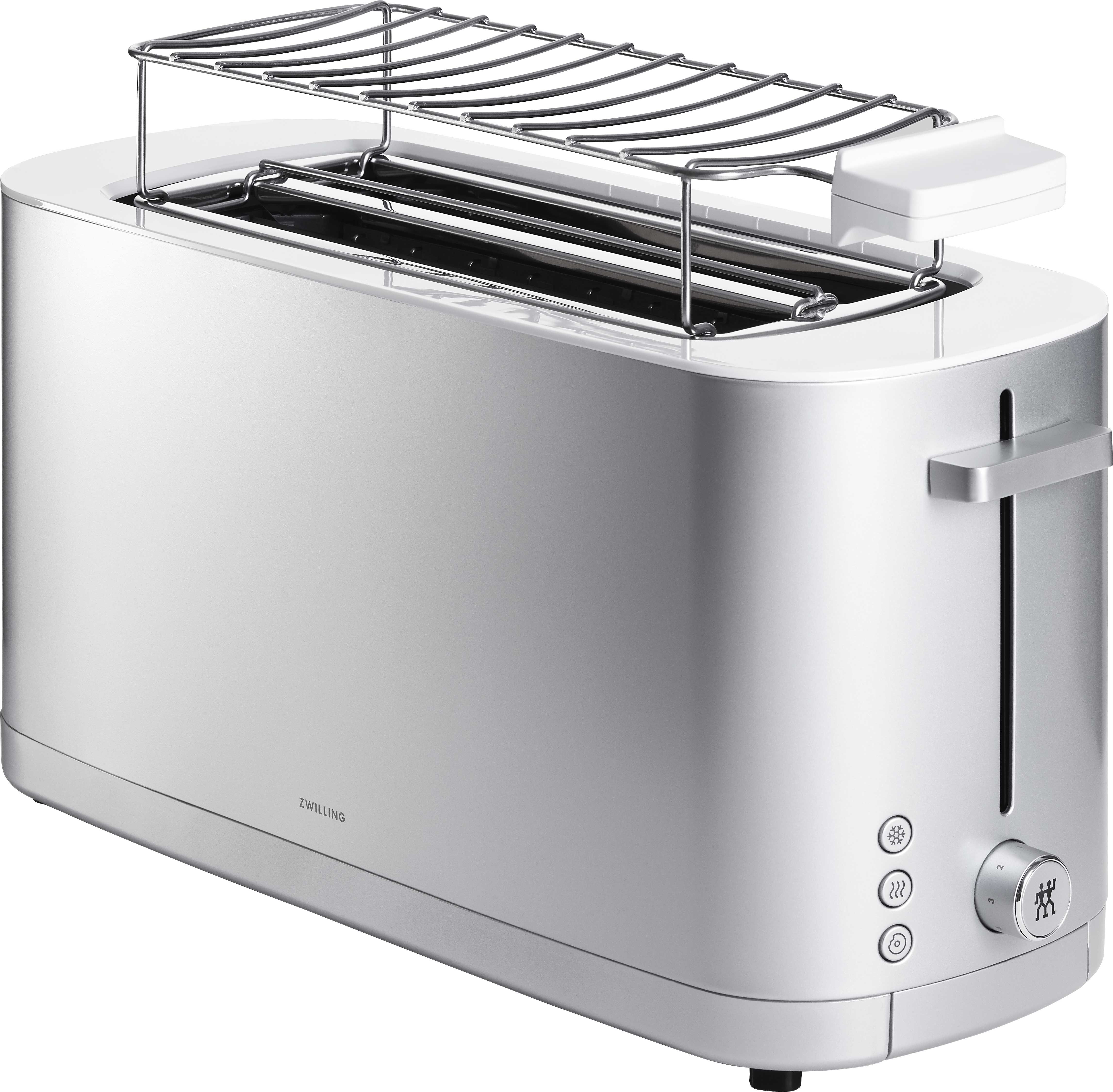 ZWILLING        Enfinigy                Toaster mit Brötchenaufsatz, 2 Schlitze lang, Silber