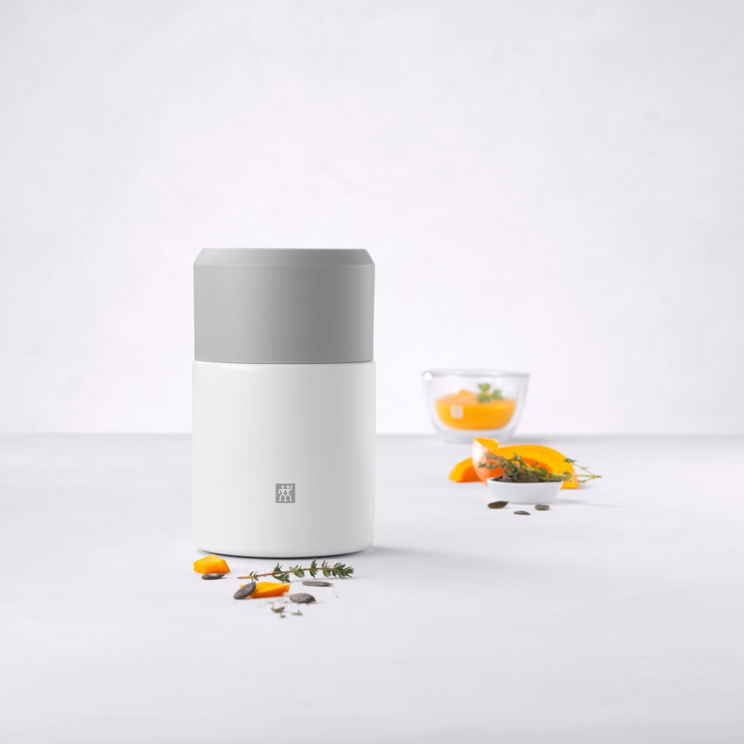 ZWILLING        Thermo                Speisegefäß, 700 ml, Edelstahl, Weiß-grau