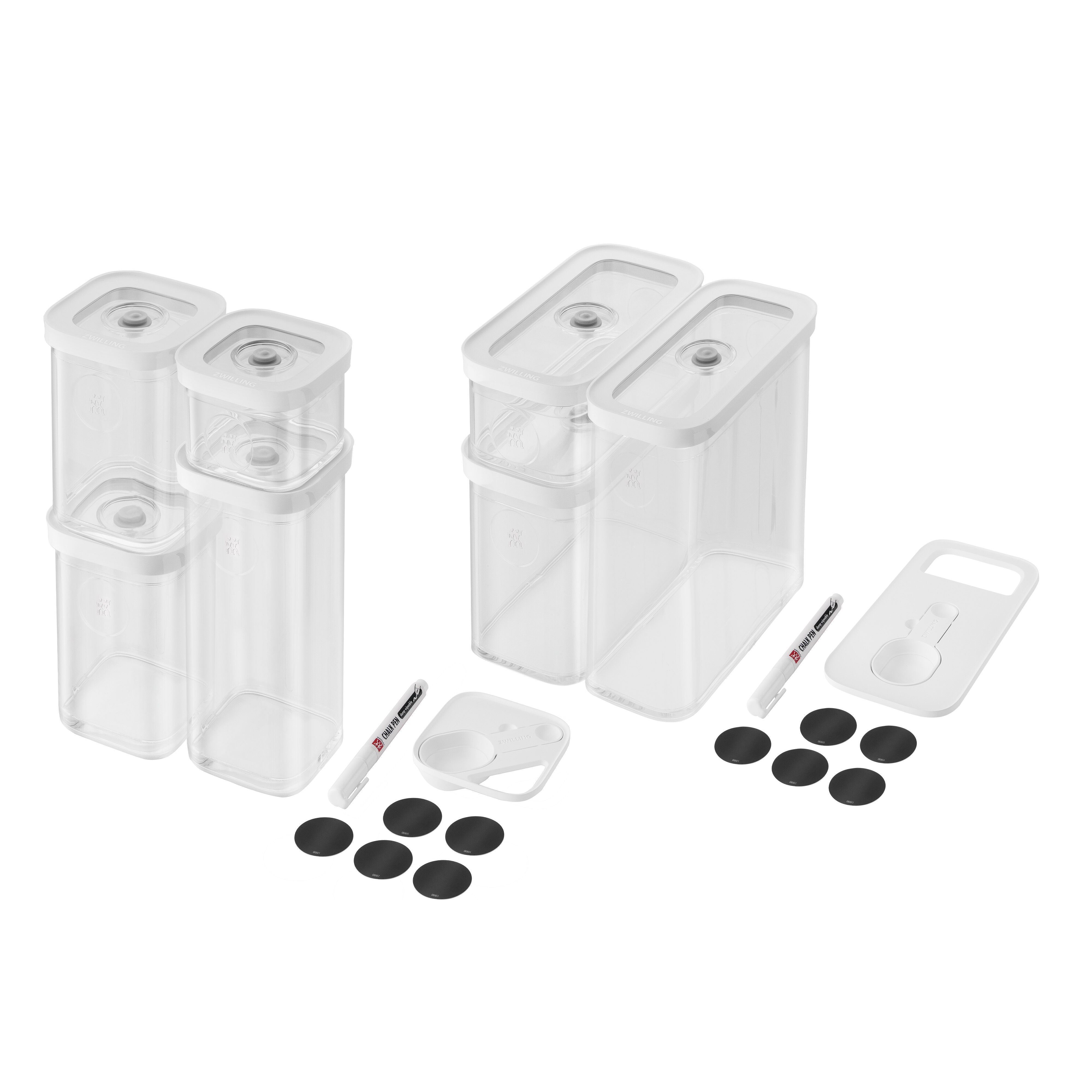 ZWILLING        Fresh & Save                Cube Set S & M Boxen, transparent weiß / 11- TLG.