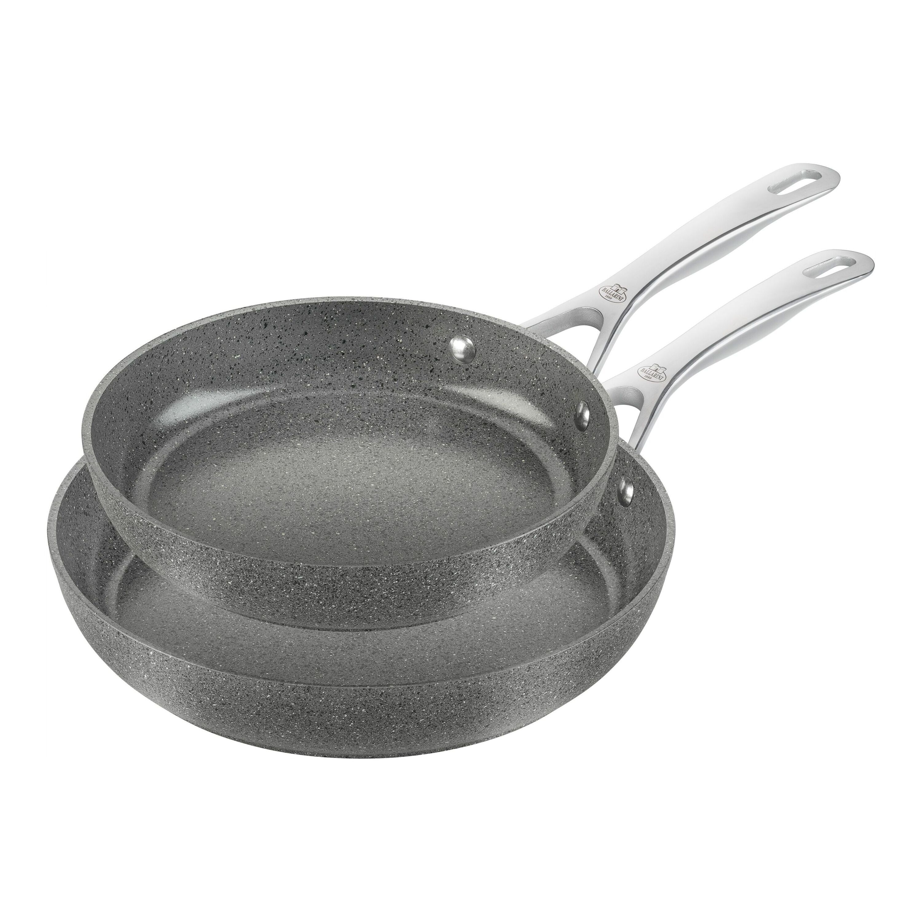 BALLARINI        Salina                Bratpfannenset 2-tlg, Aluminium, Titanverstärkte keramische Antihaftbeschichtung