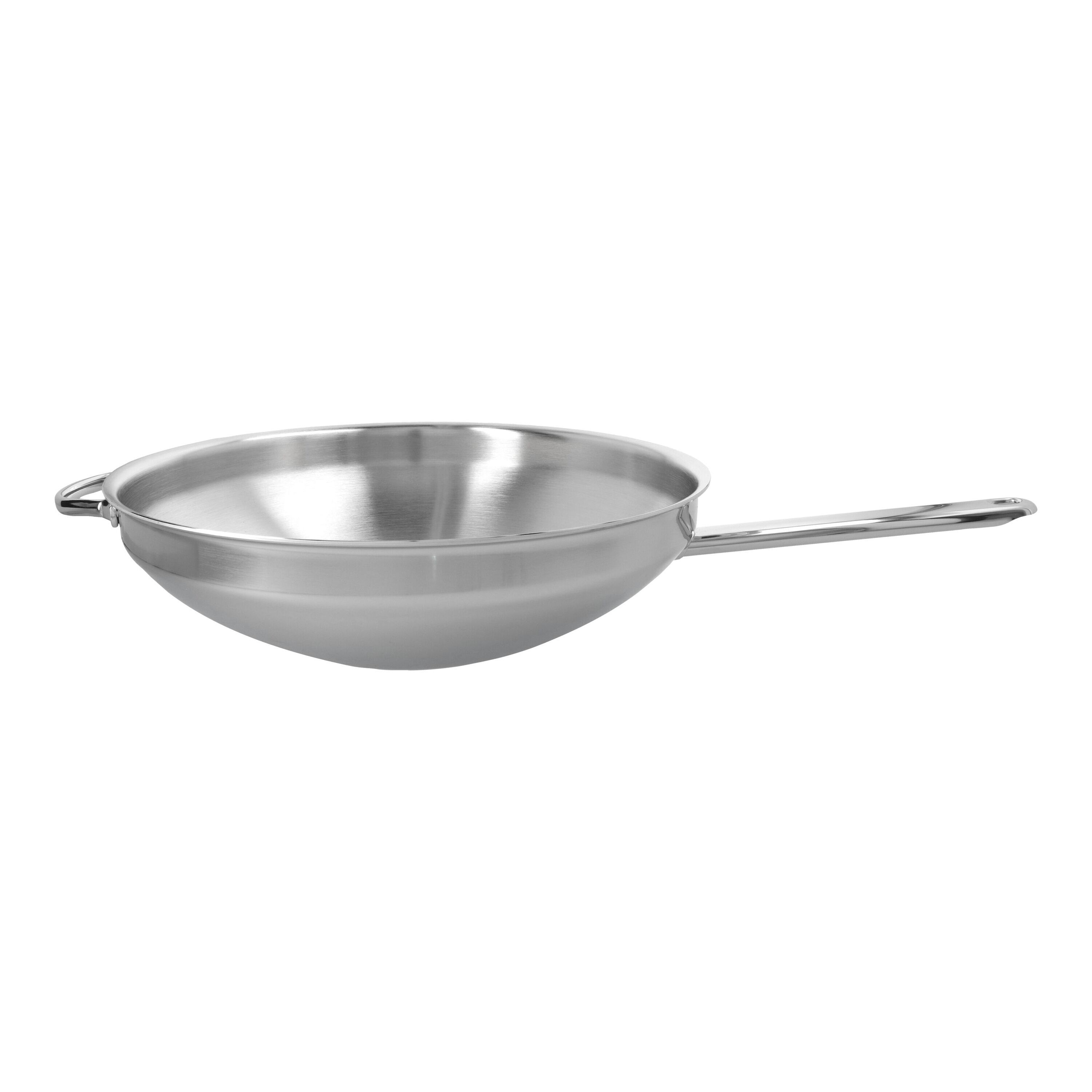 Demeyere        Apollo 7                Wok flacher Boden 32 cm, 18/10 Edelstahl