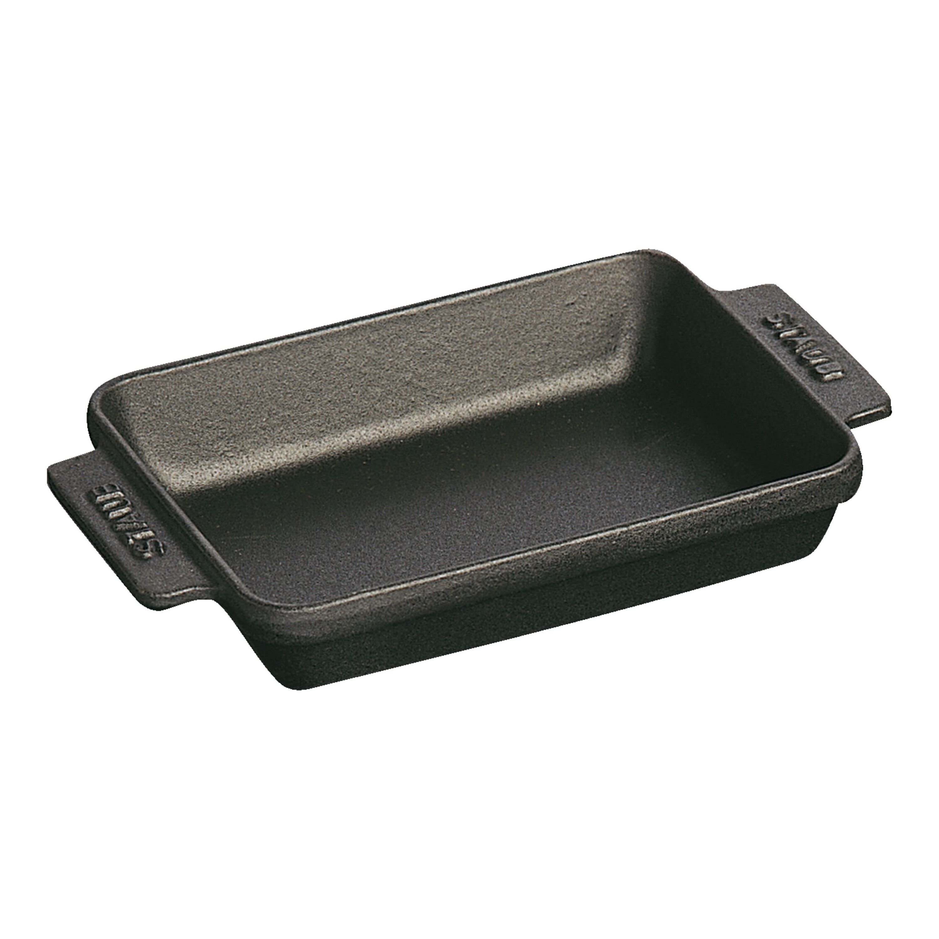 Staub        Specialities                Ofenform 15 x 11 cm, rechteckig, Schwarz, Gusseisen