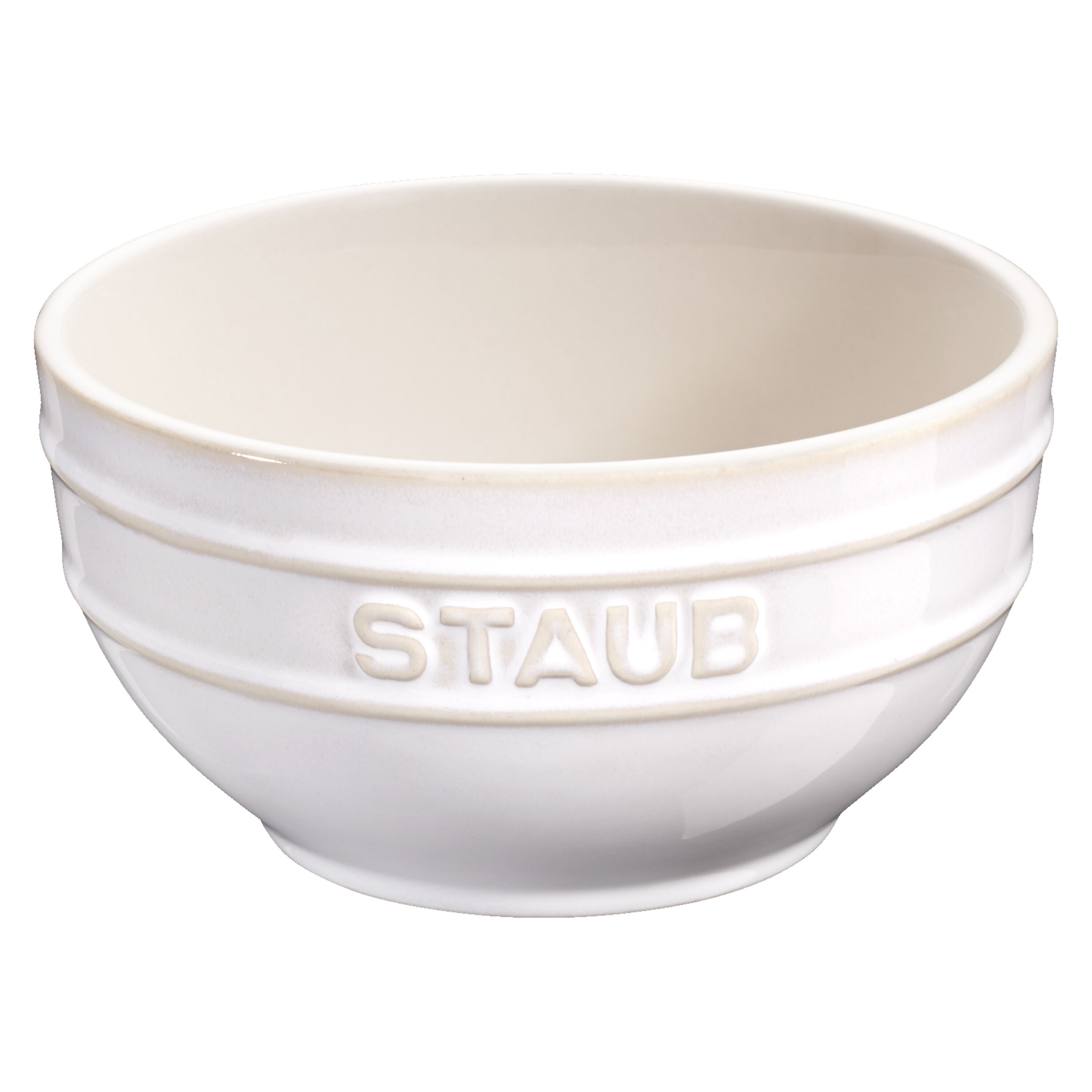 Staub        Ceramique                Schüssel 12 cm, rund, Elfenbein-Weiß, Keramik