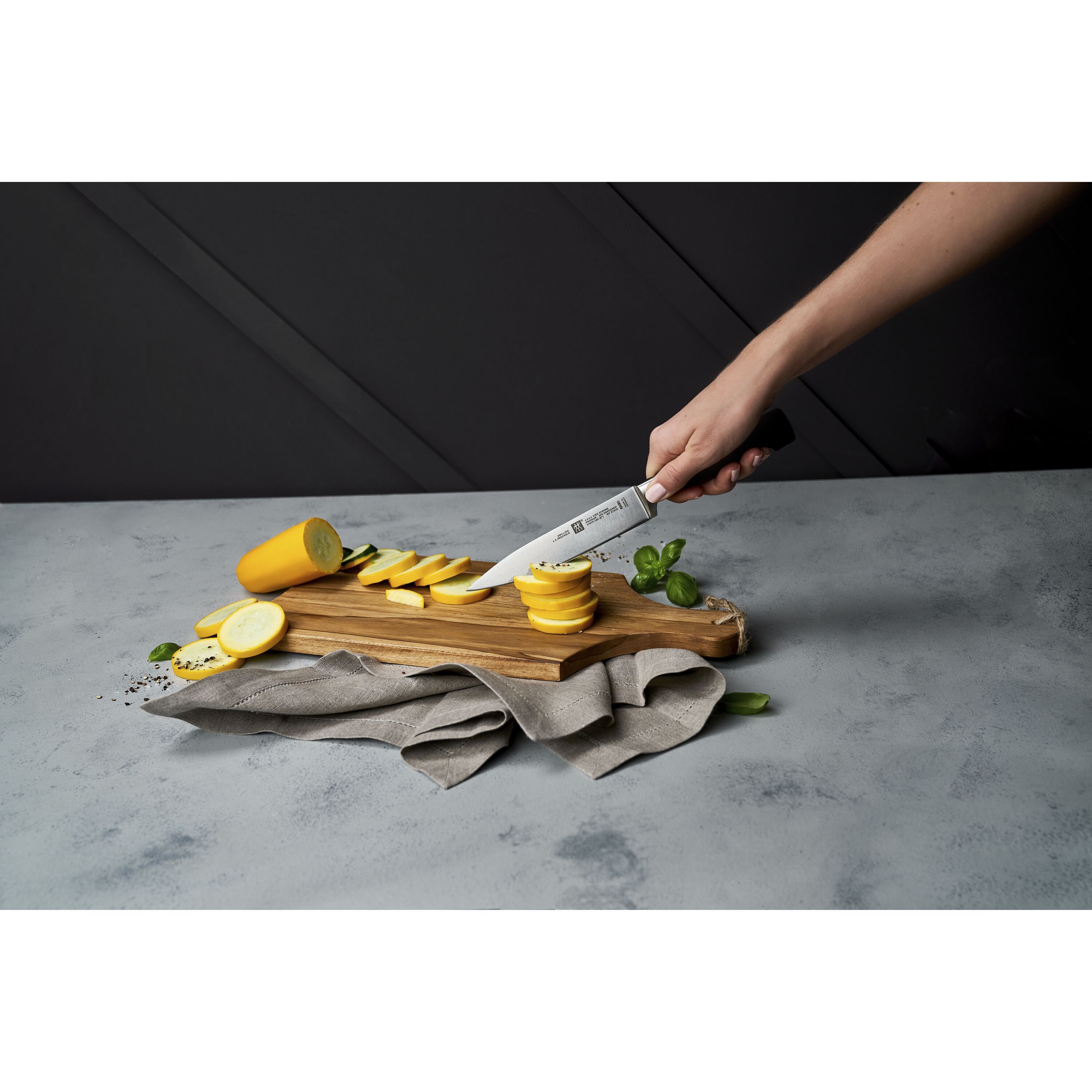 ZWILLING        **** VIER STERNE                Fleischmesser 16 cm, Glattschliff