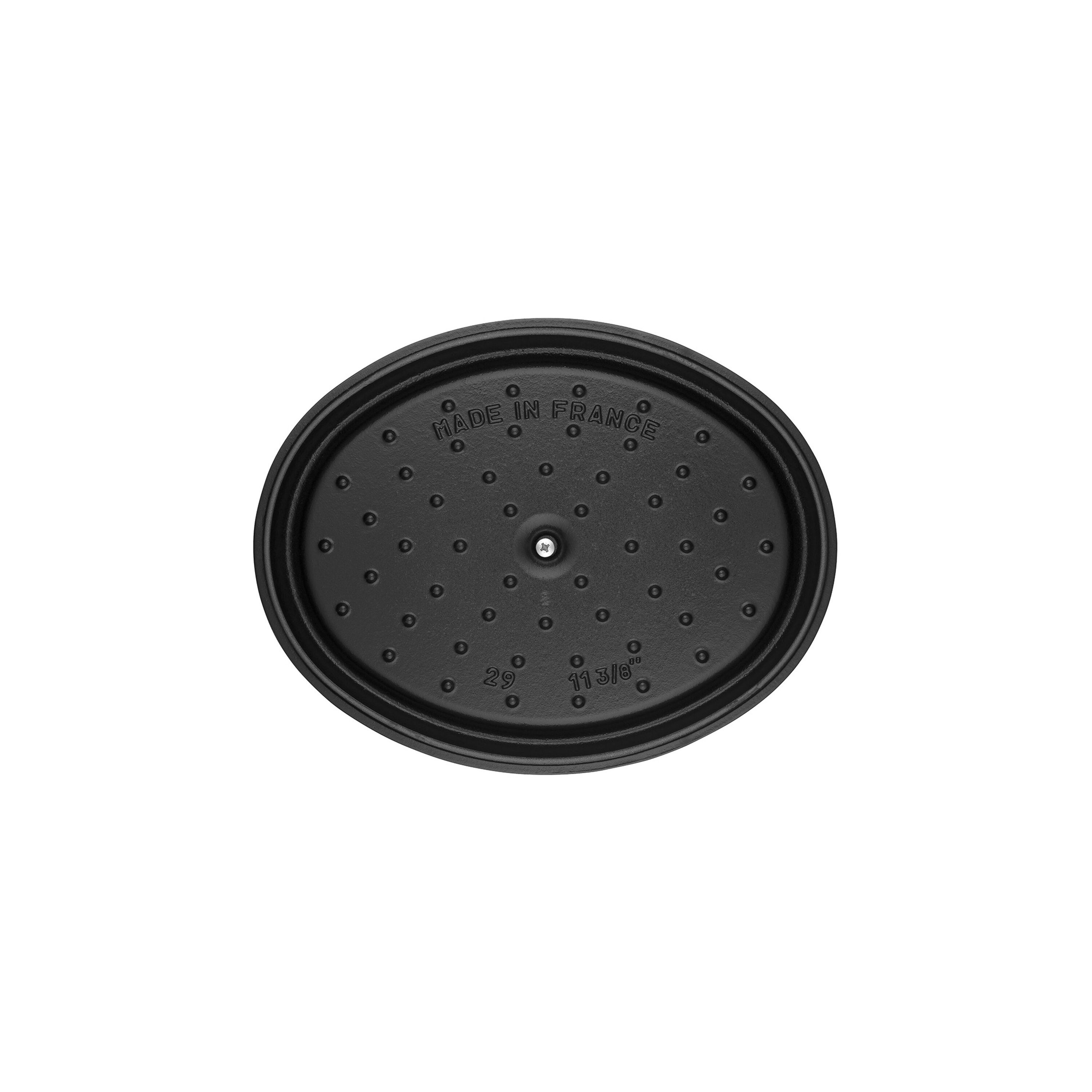 Staub        La Cocotte                Cocotte 29 cm, oval, Weisser Trüffel, Gusseisen