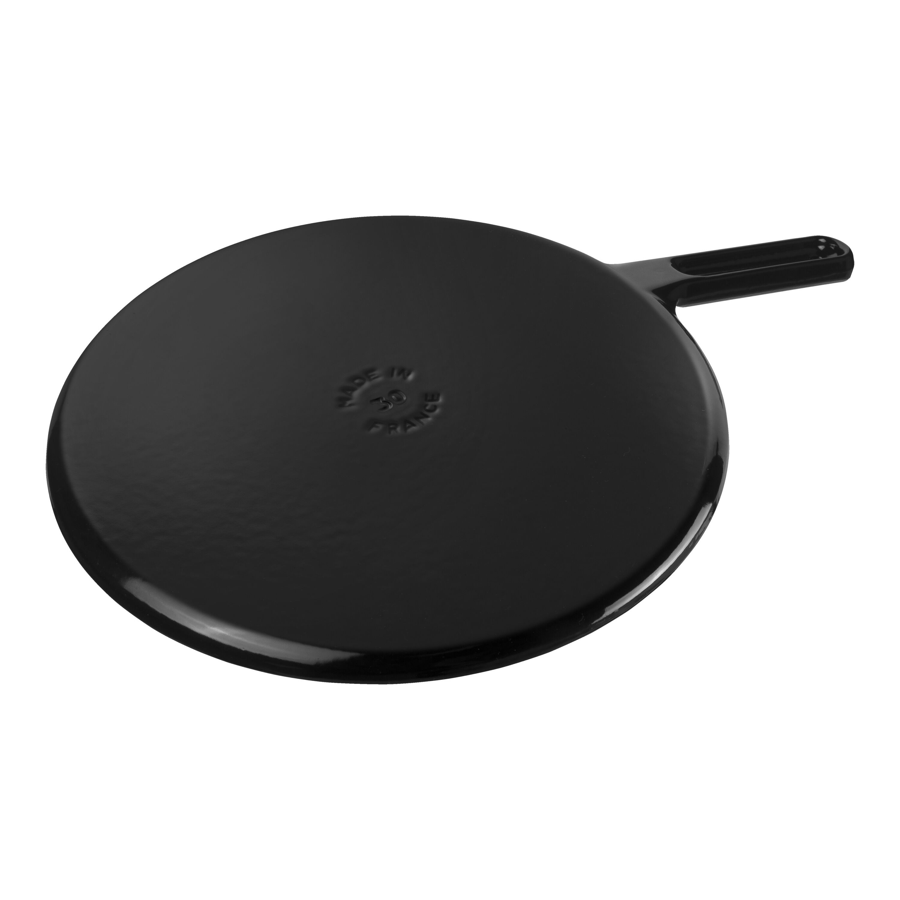 Staub        Pans                Crêpes-Pfanne 30 cm, rund, Schwarz, Gusseisen