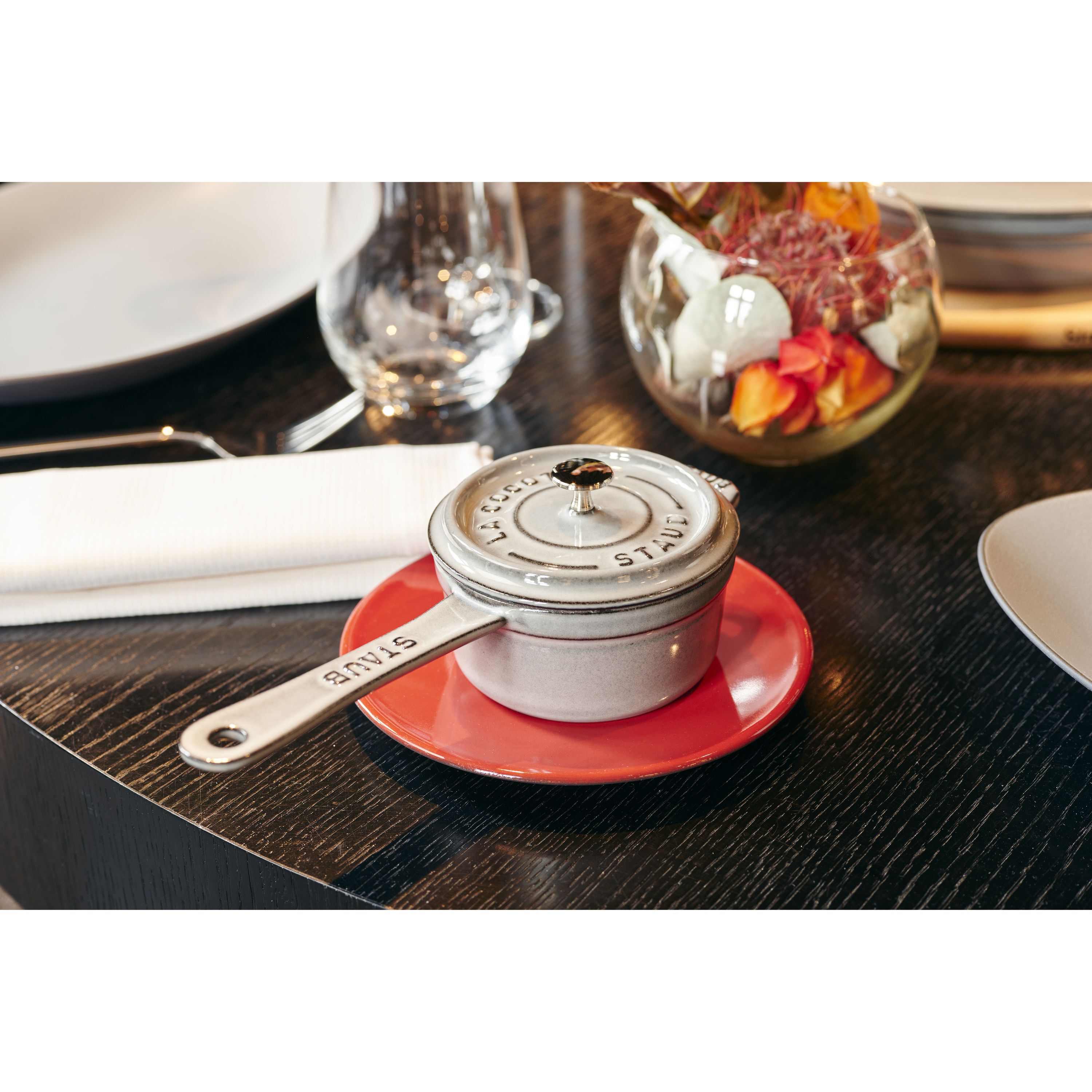 Staub        Specialities                Stieltopf 10 cm, Gusseisen, Graphit-Grau