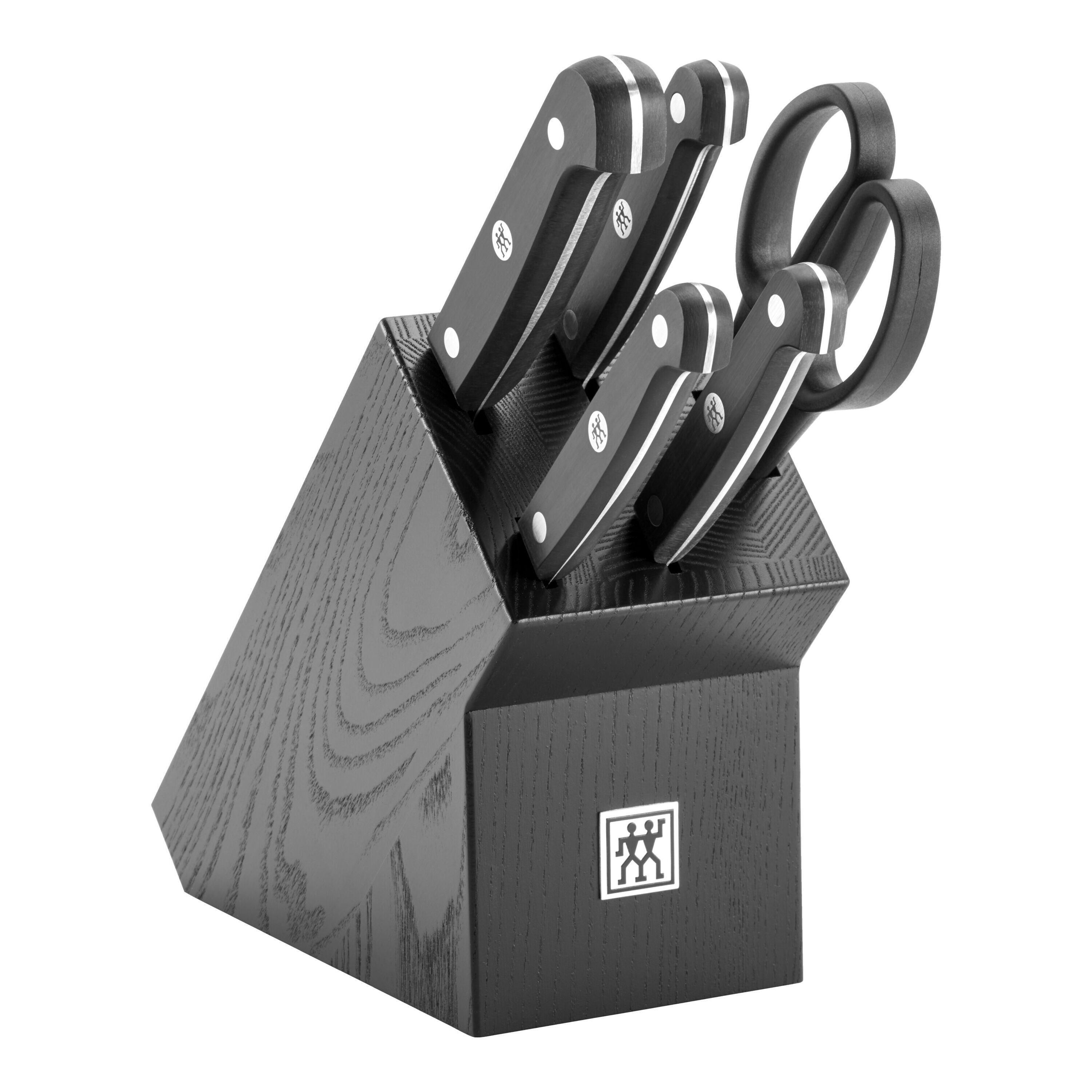 ZWILLING        Gourmet                6-tlg, Messerblockset, Schwarz