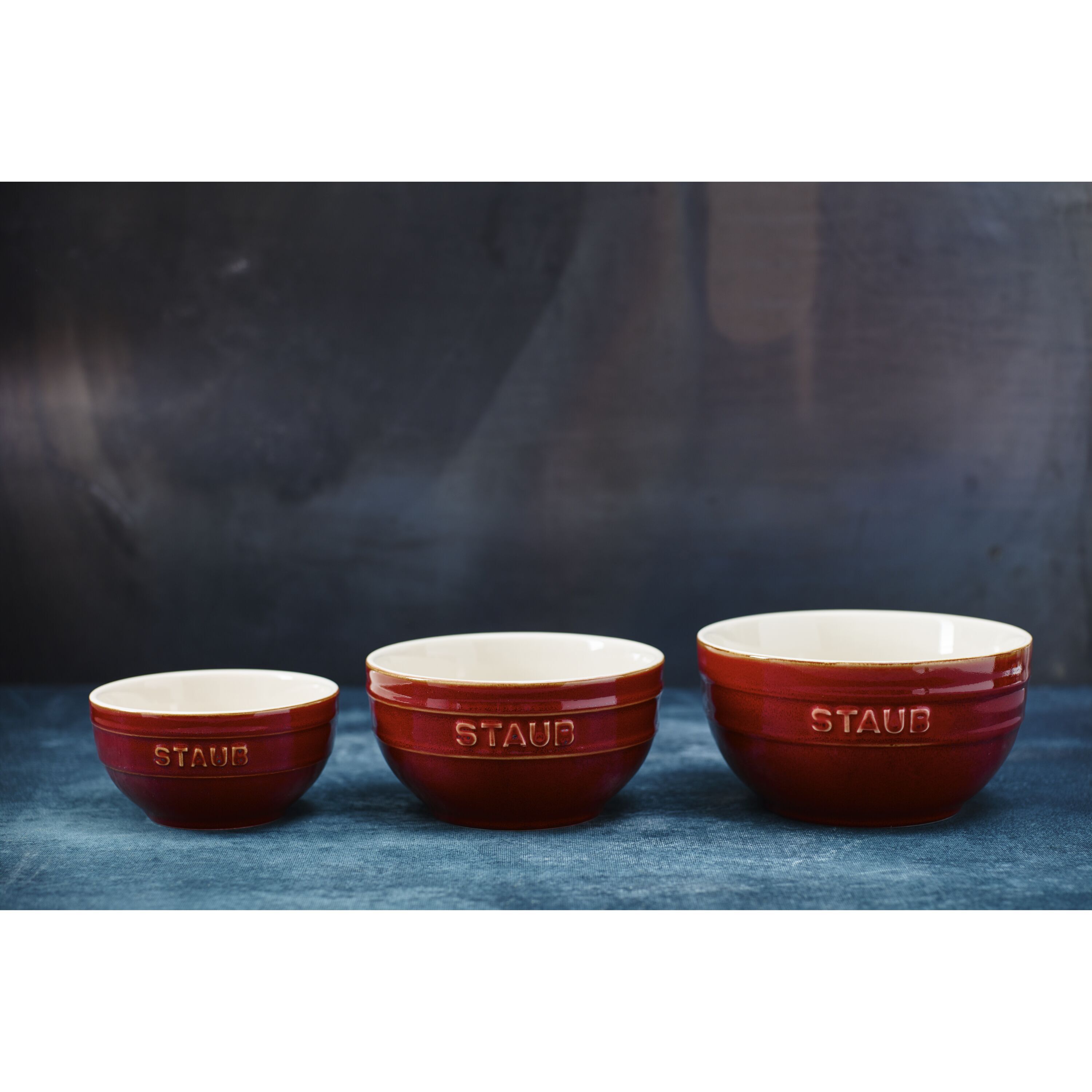 Staub        Ceramique                Schüssel 14 cm, rund, Antik-Kupfer, Keramik