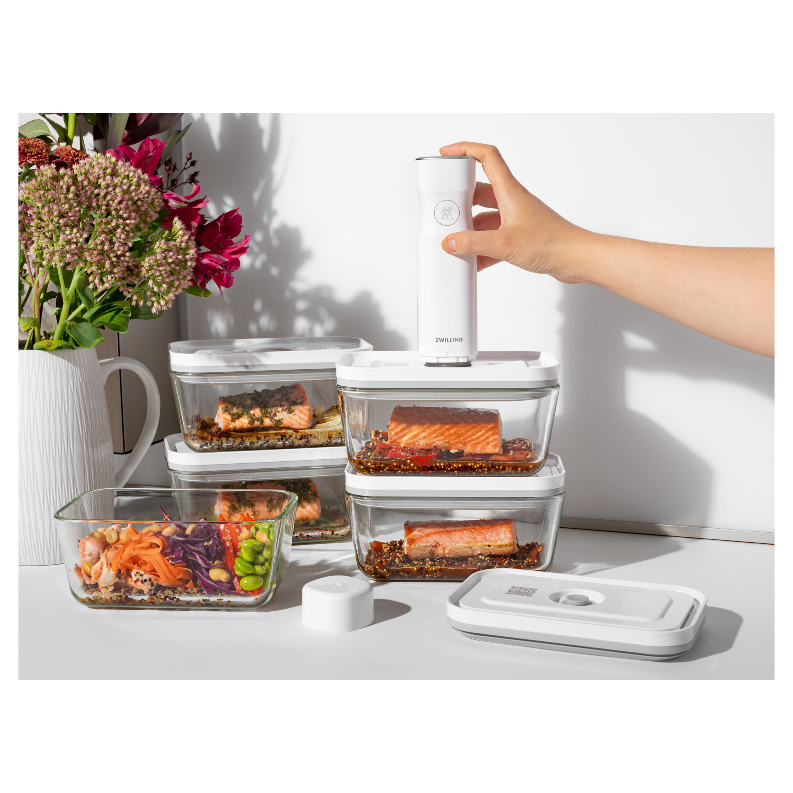 ZWILLING        Fresh & Save                Vakuumbox M, Glas, Grau