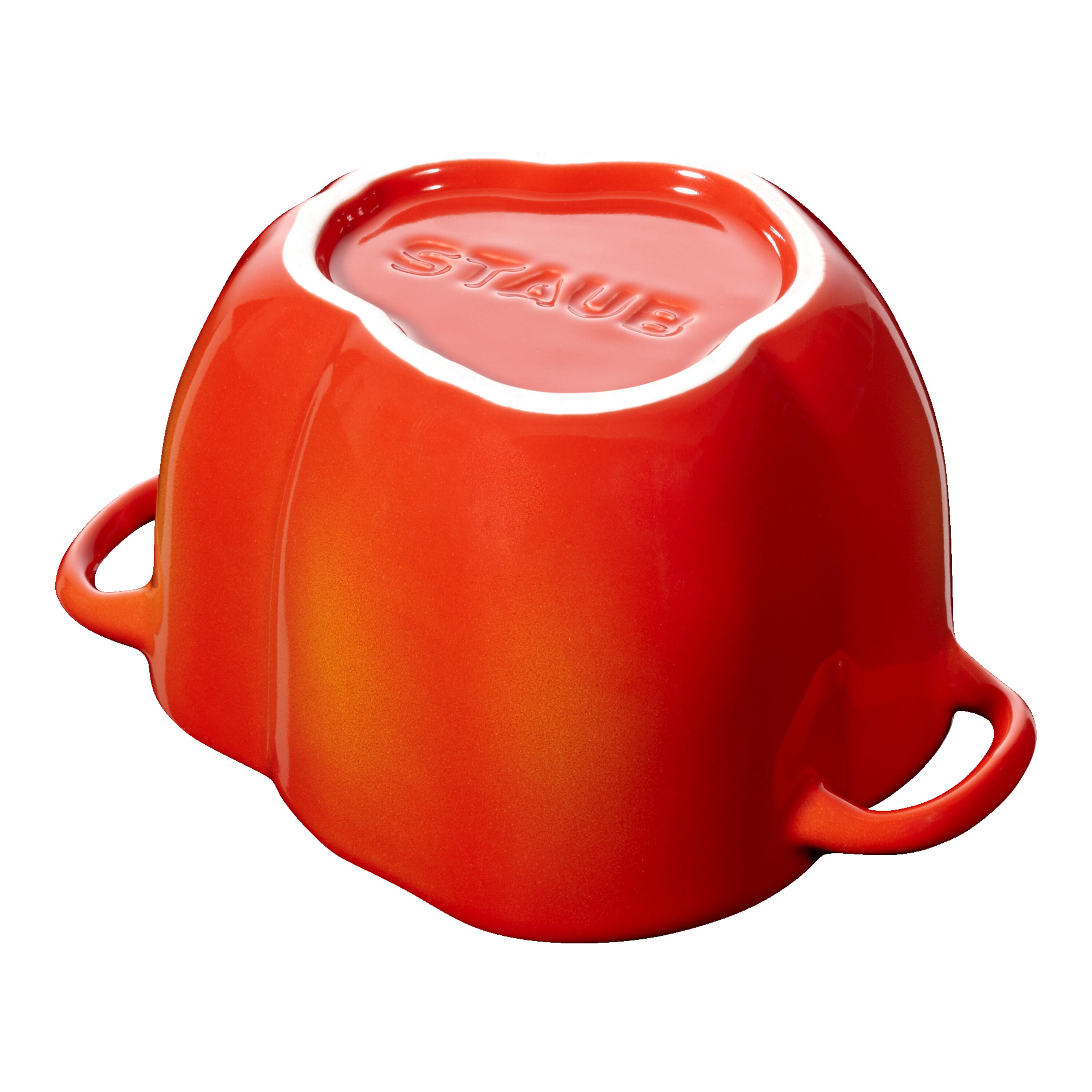 Staub        Ceramique                Cocotte 11 cm, Paprika, Orange-Rot, Keramik