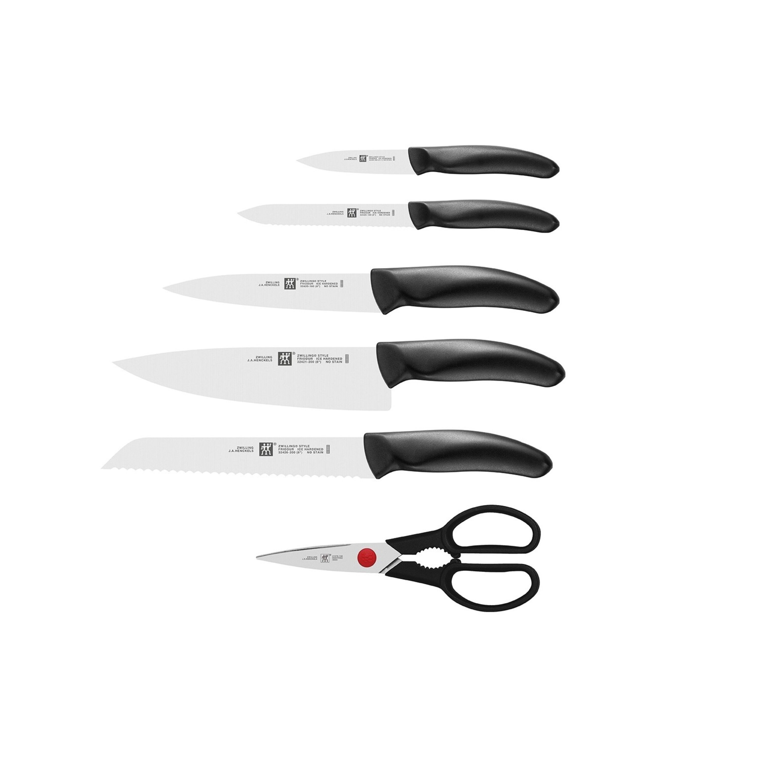ZWILLING        Style                7-tlg, Messerblockset, Anthrazit