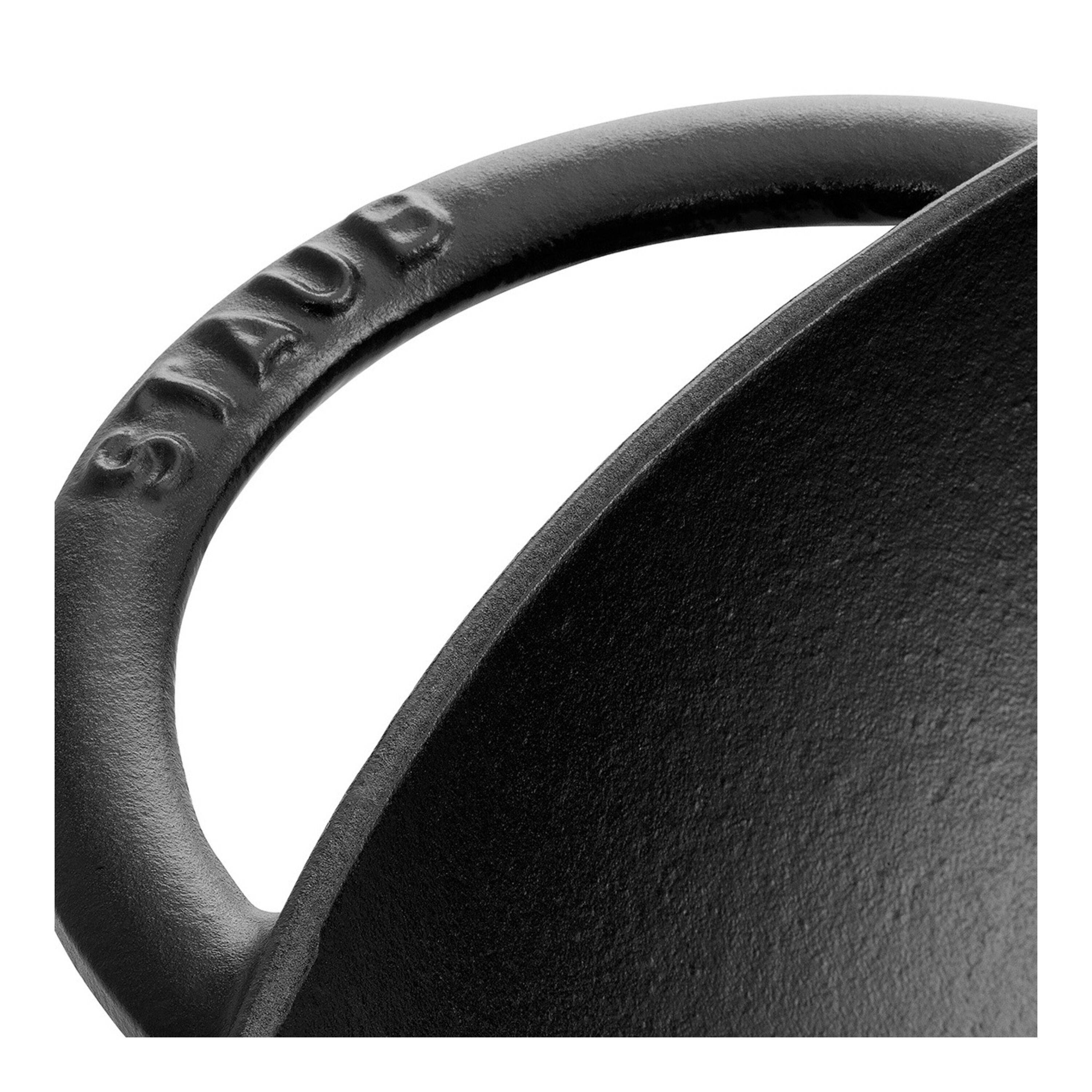 Staub        Specialities                Wok mit Glasdeckel 37 cm, rund, Schwarz, Gusseisen