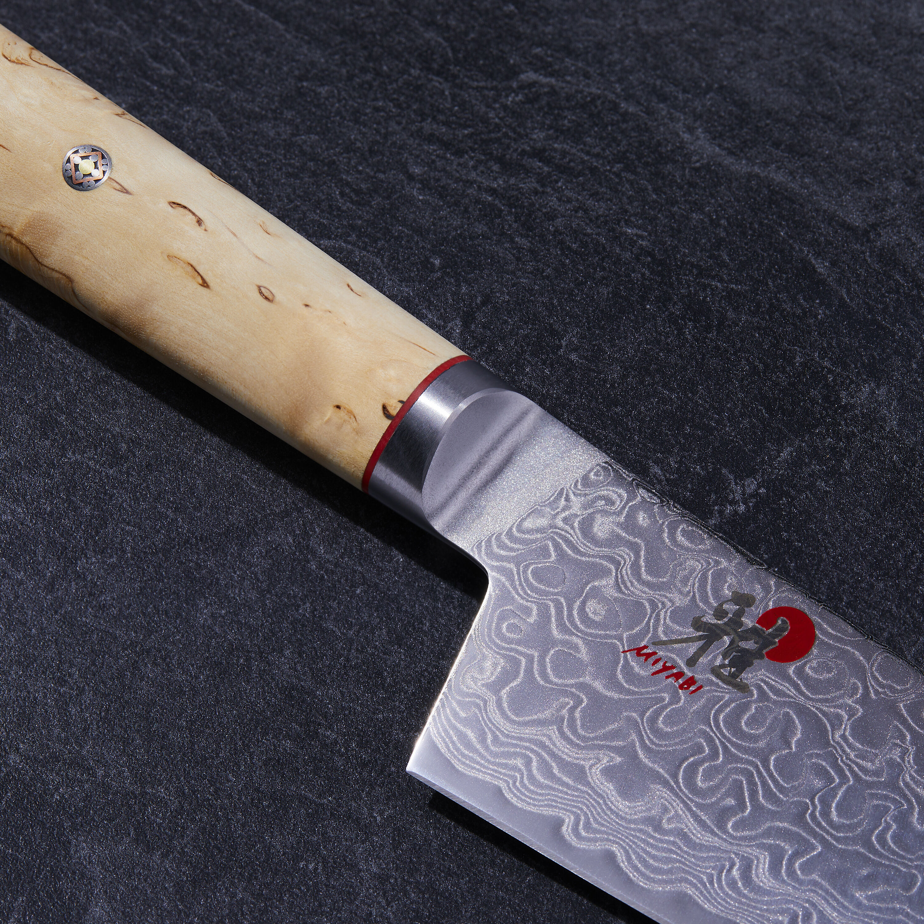 MIYABI        5000 MCD                Rocking Santoku 18 cm, Glattschliff