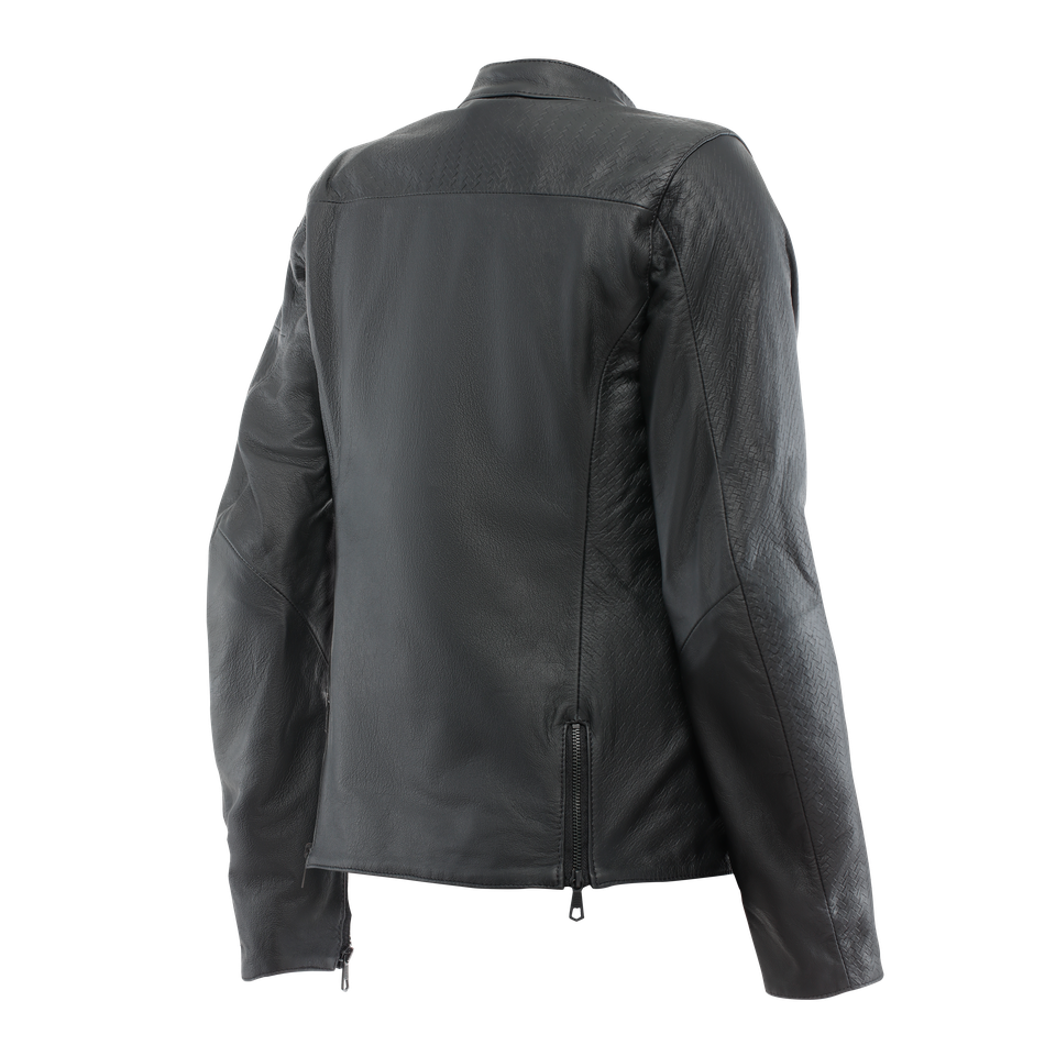 ITINERE - GIACCA MOTO IN PELLE DONNA