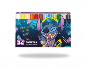 Coolpack Pastele olejne 12 kol. Disney Blue - Stitch (67175PTR)