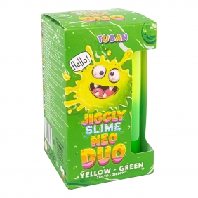 Tuban Slime Jiggly Slime Neo Duo - żółto-zielony. 430g (TU3810)