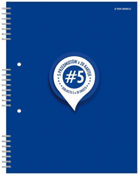 Top 2000. Kołobrulion Student Book B5/100k atka niebieski