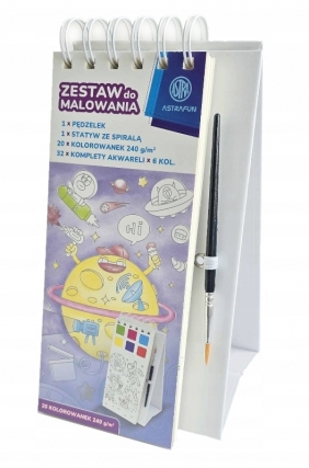 Zestaw do malowania z farbami AstraFun 20 kol + pędzel 1 szt. (320024071)