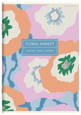 Zeszyt Top 2000 Floradelic B5/80k atka z marginesem. 1 szt