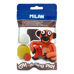Milan. modelina AIR-DRY samoutwardzalna 100 g - brązowa (9154170)