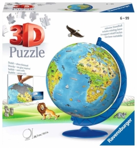 Ravensburger. Puzzle 3D: Dziecinny globus (12338)