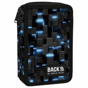 Piórnik podwójny BackUp z wyposażeniem - Bytewave (PB7DW44)